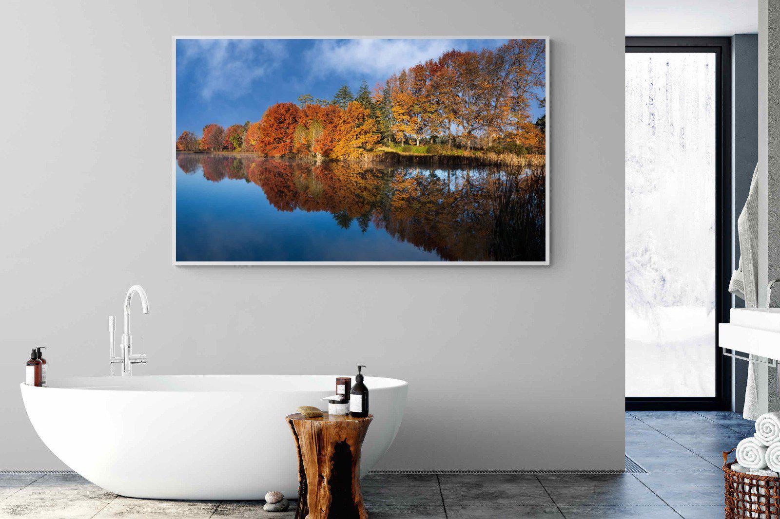 Reflection-Wall_Art-180 x 110cm-Mounted Canvas-White-Pixalot