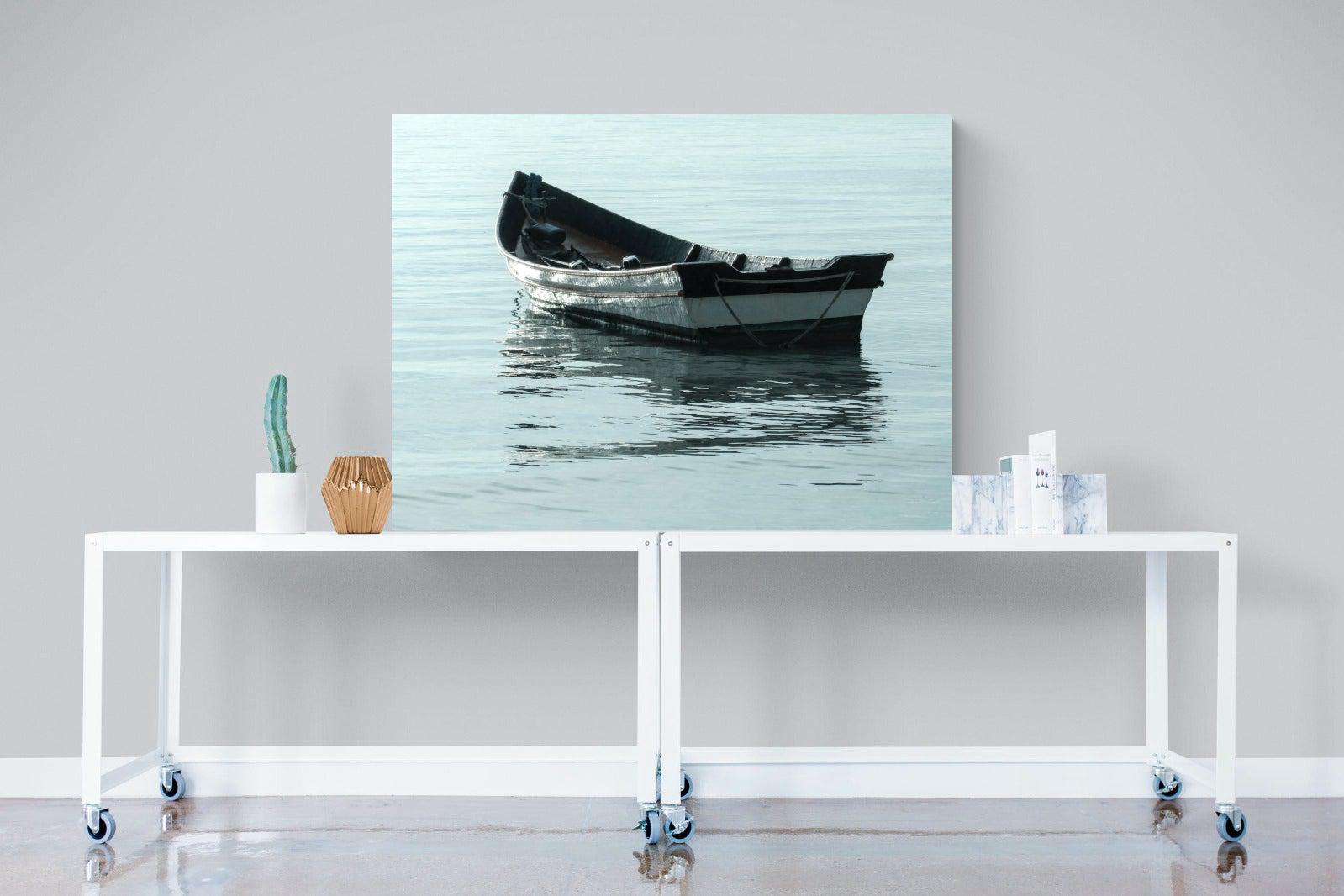Reflective Row-Wall_Art-120 x 90cm-Mounted Canvas-No Frame-Pixalot