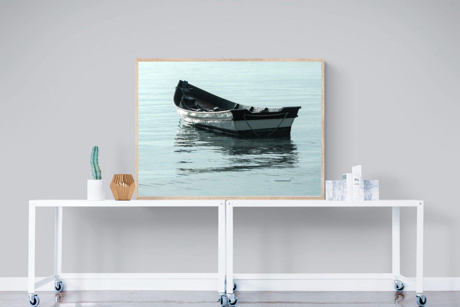Reflective Row-Wall_Art-120 x 90cm-Mounted Canvas-Wood-Pixalot