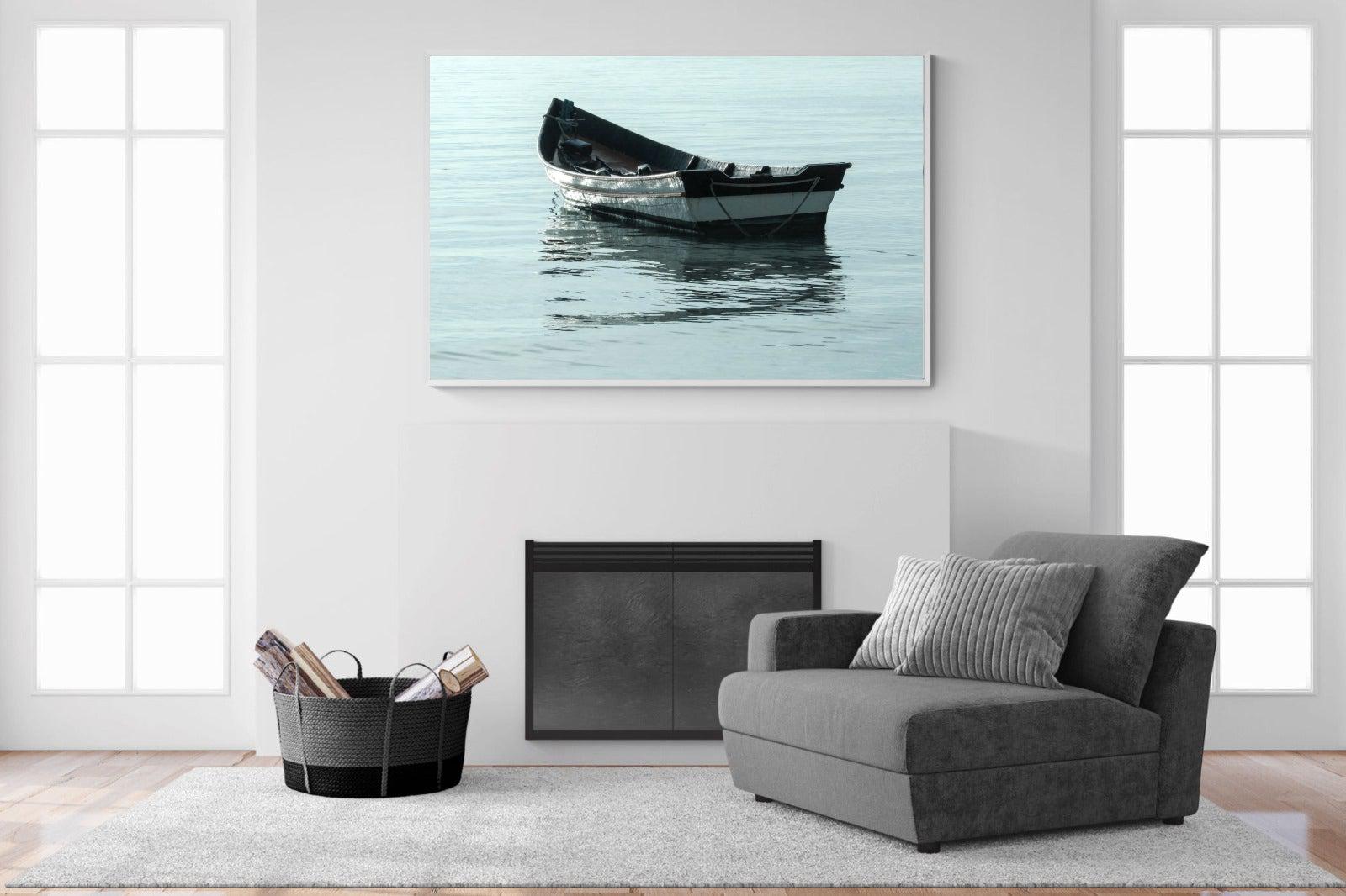 Reflective Row-Wall_Art-150 x 100cm-Mounted Canvas-White-Pixalot