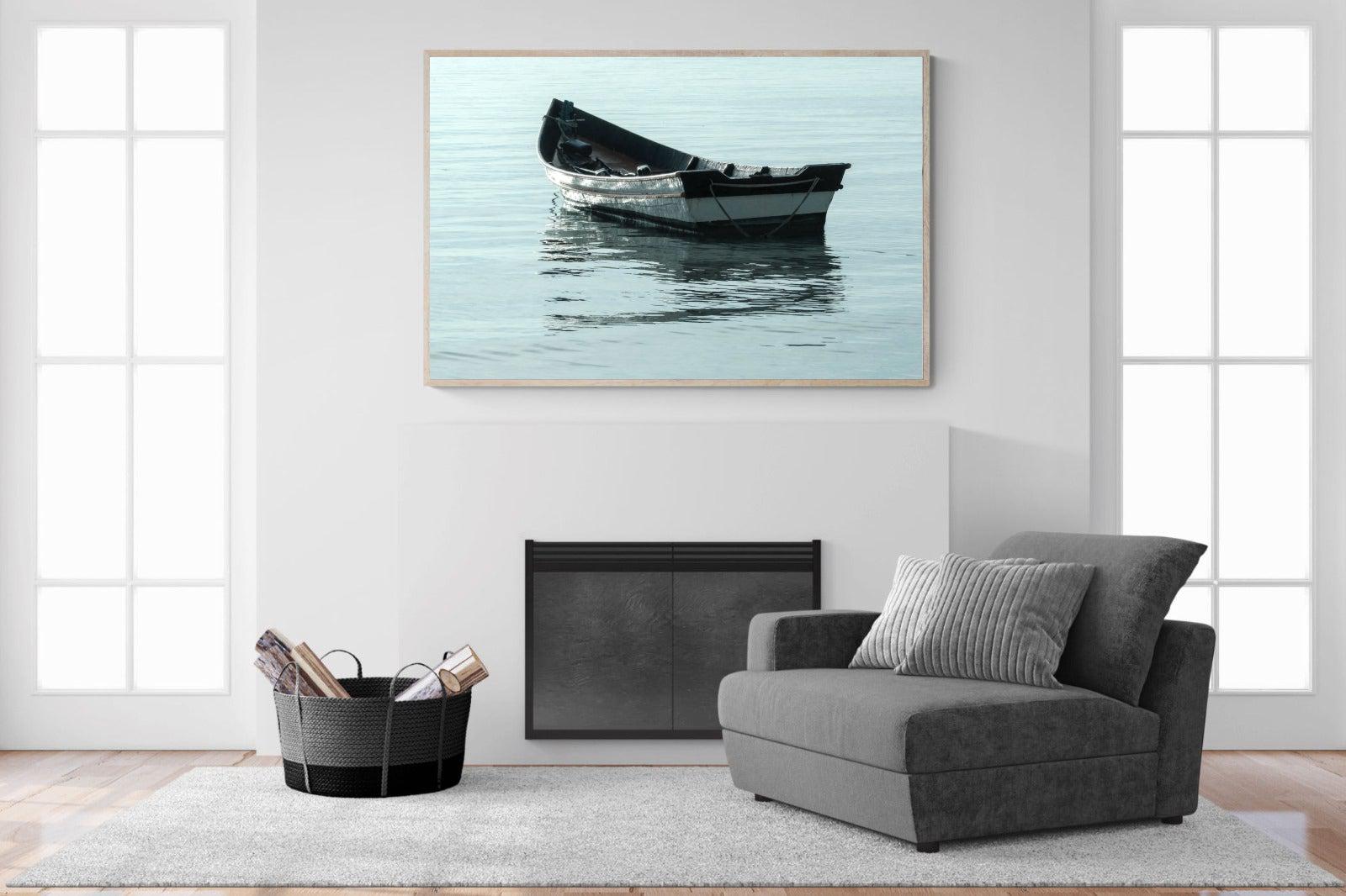 Reflective Row-Wall_Art-150 x 100cm-Mounted Canvas-Wood-Pixalot