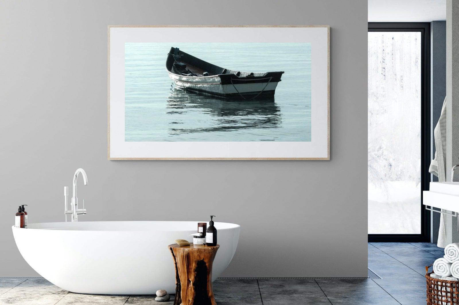 Reflective Row-Wall_Art-180 x 110cm-Framed Print-Wood-Pixalot