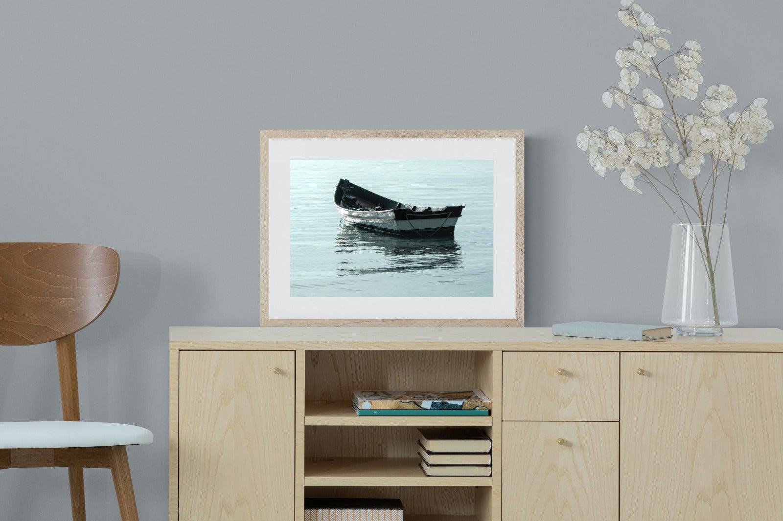 Reflective Row-Wall_Art-60 x 45cm-Framed Print-Wood-Pixalot