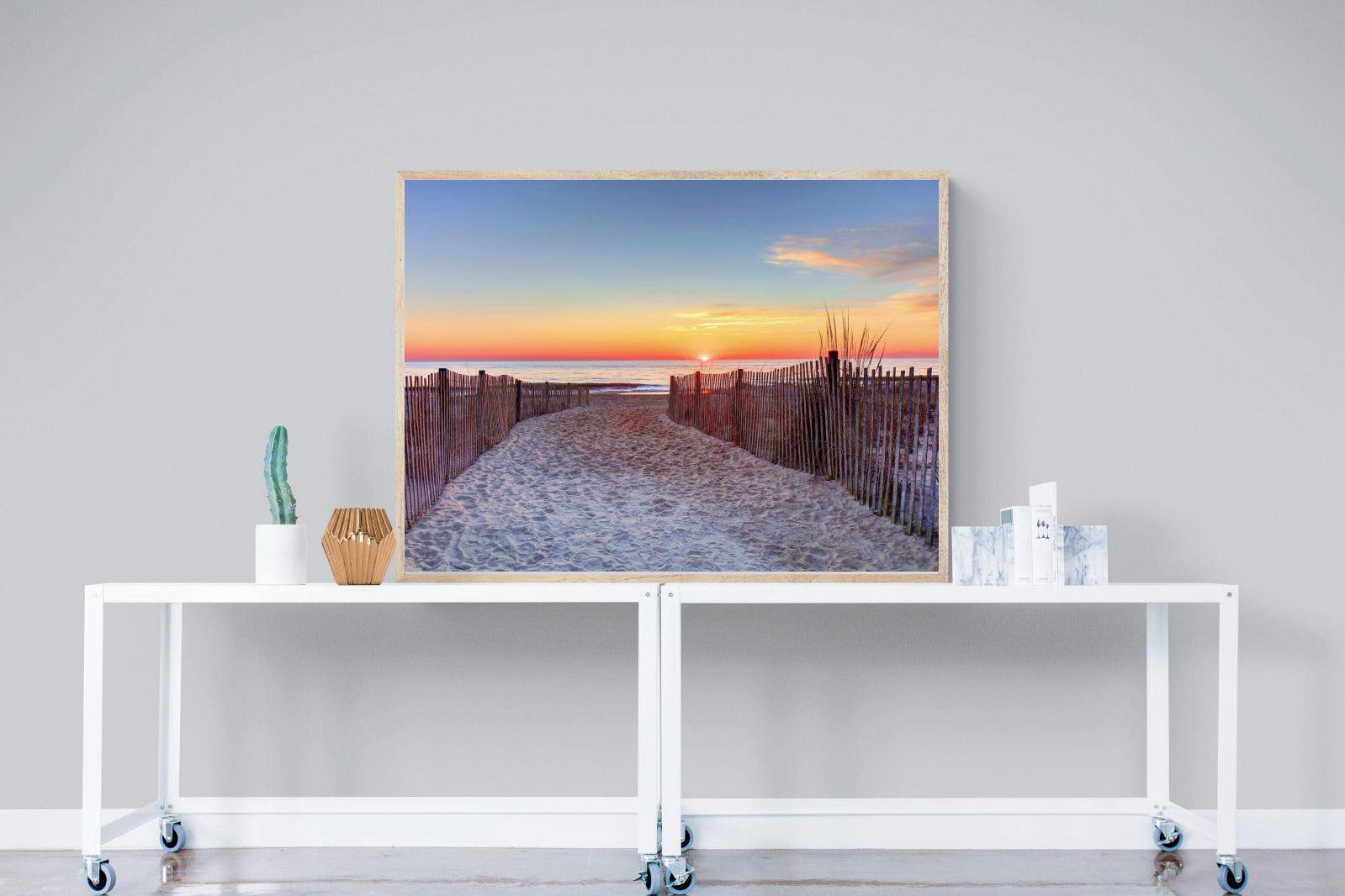 Rehoboth Beach-Wall_Art-120 x 90cm-Mounted Canvas-Wood-Pixalot