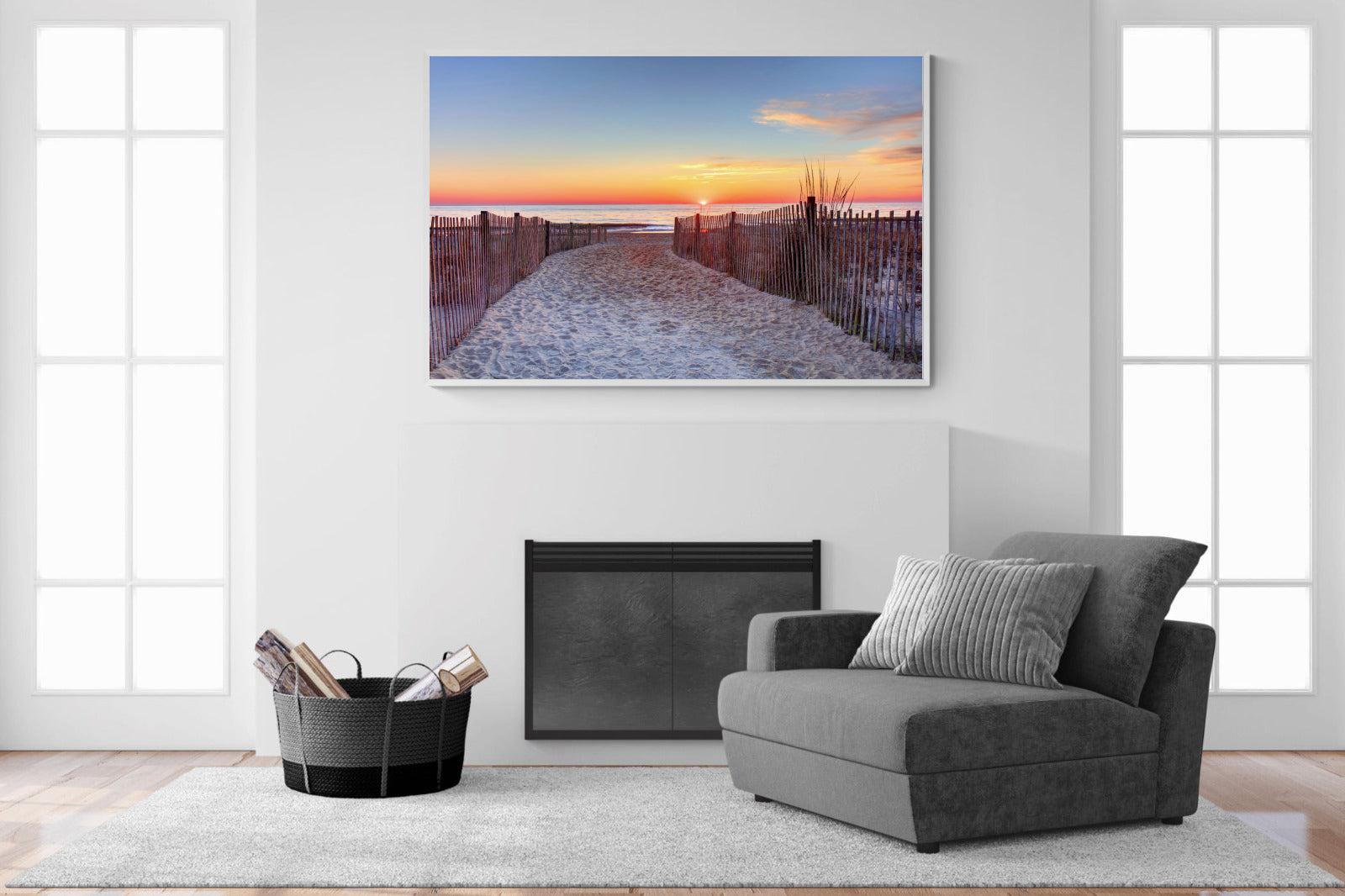 Rehoboth Beach-Wall_Art-150 x 100cm-Mounted Canvas-White-Pixalot