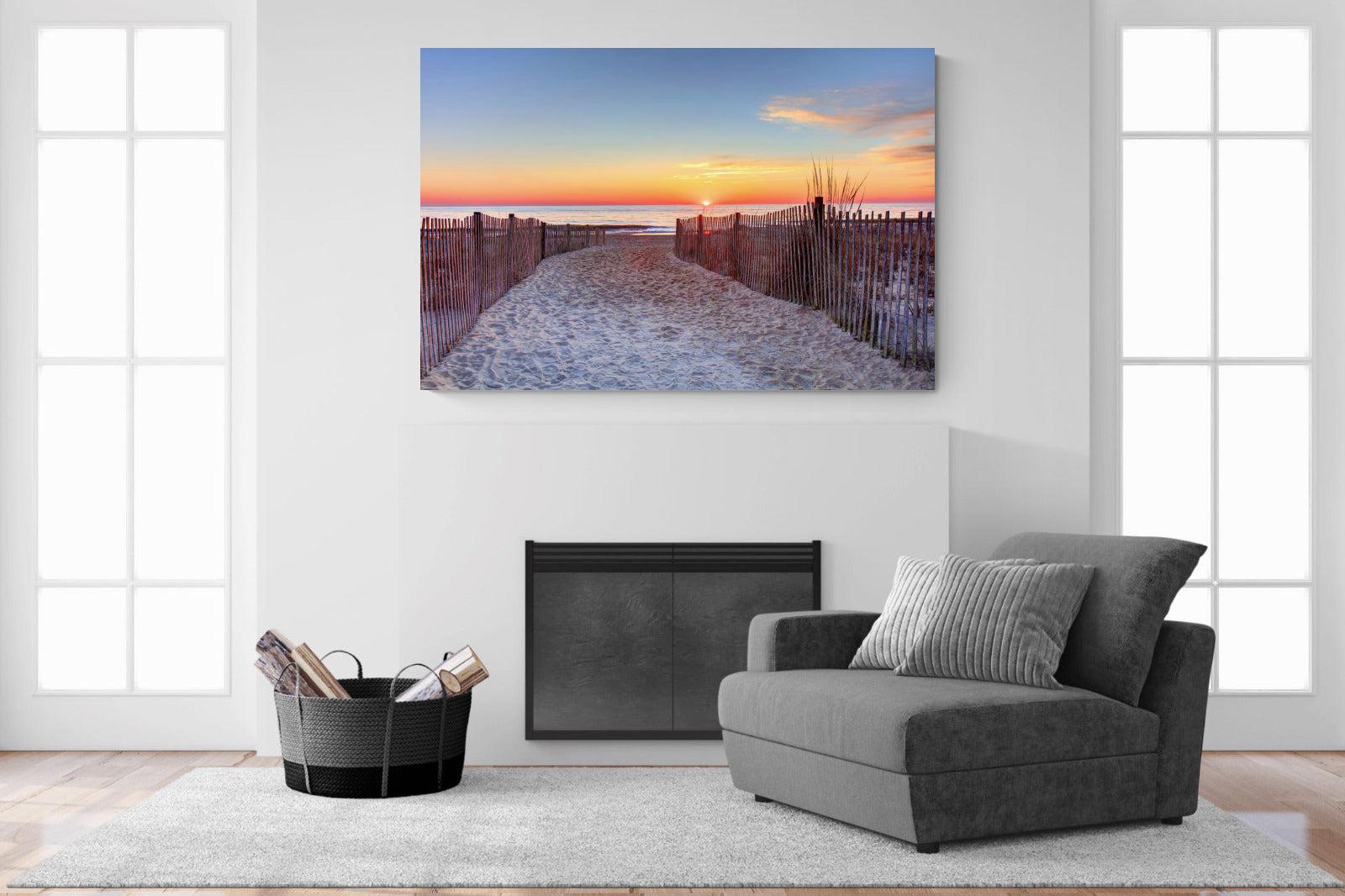 Rehoboth Beach-Wall_Art-150 x 100cm-Mounted Canvas-No Frame-Pixalot
