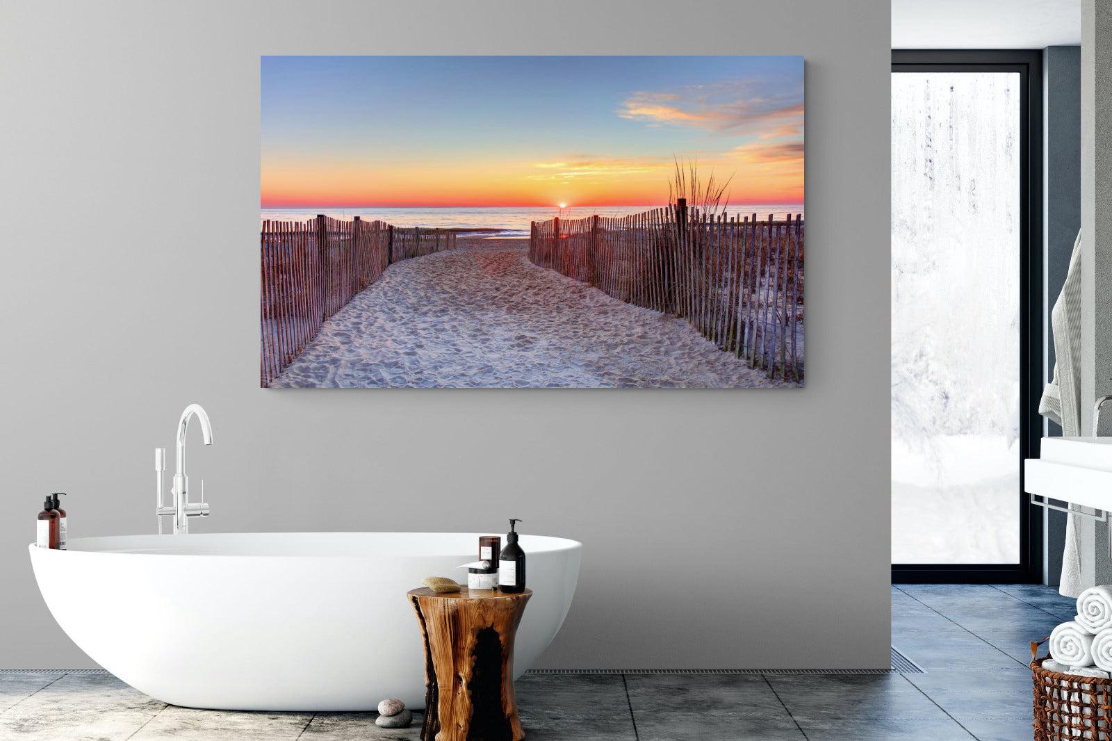 Rehoboth Beach-Wall_Art-180 x 110cm-Mounted Canvas-No Frame-Pixalot