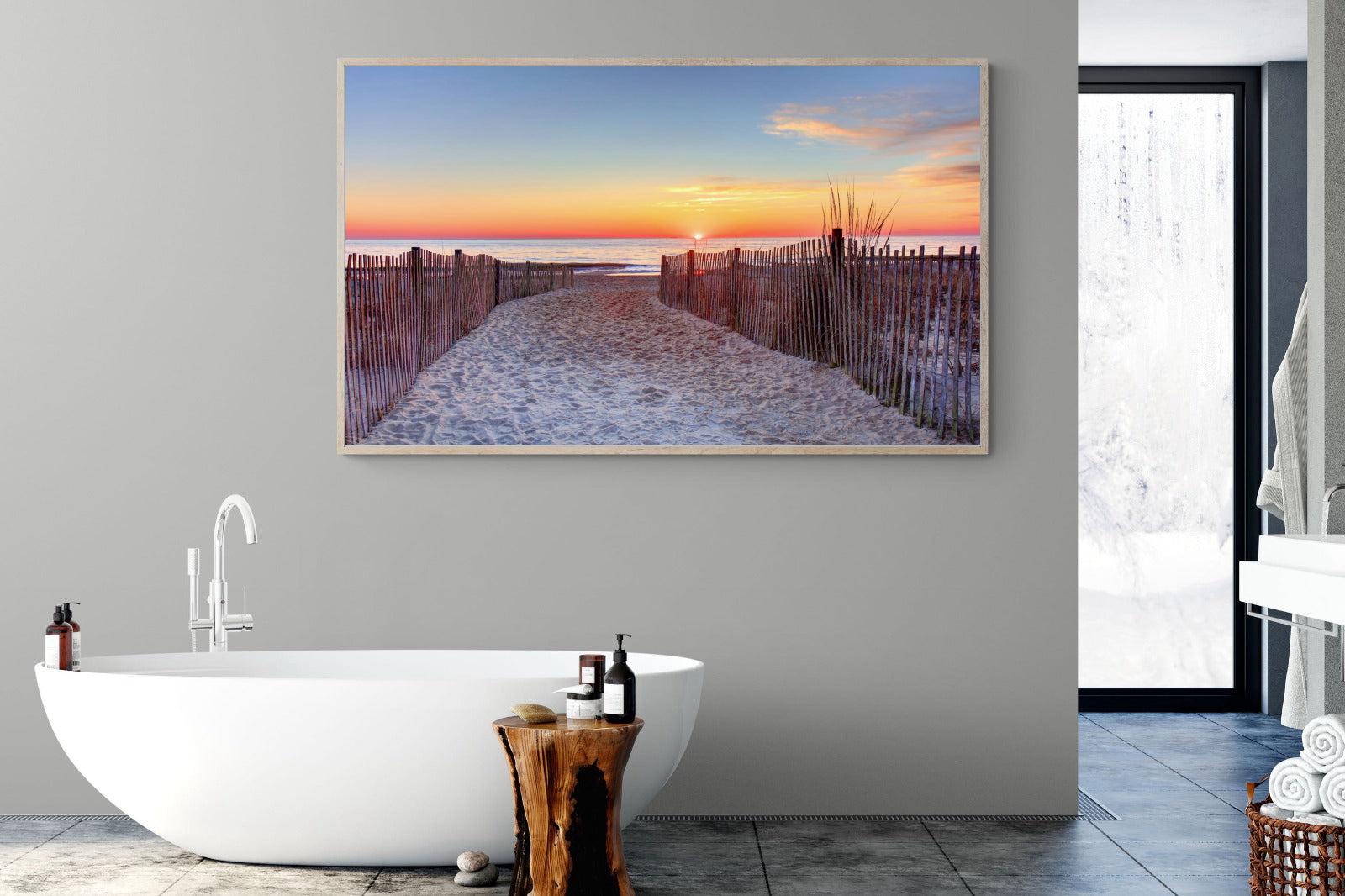 Rehoboth Beach-Wall_Art-180 x 110cm-Mounted Canvas-Wood-Pixalot