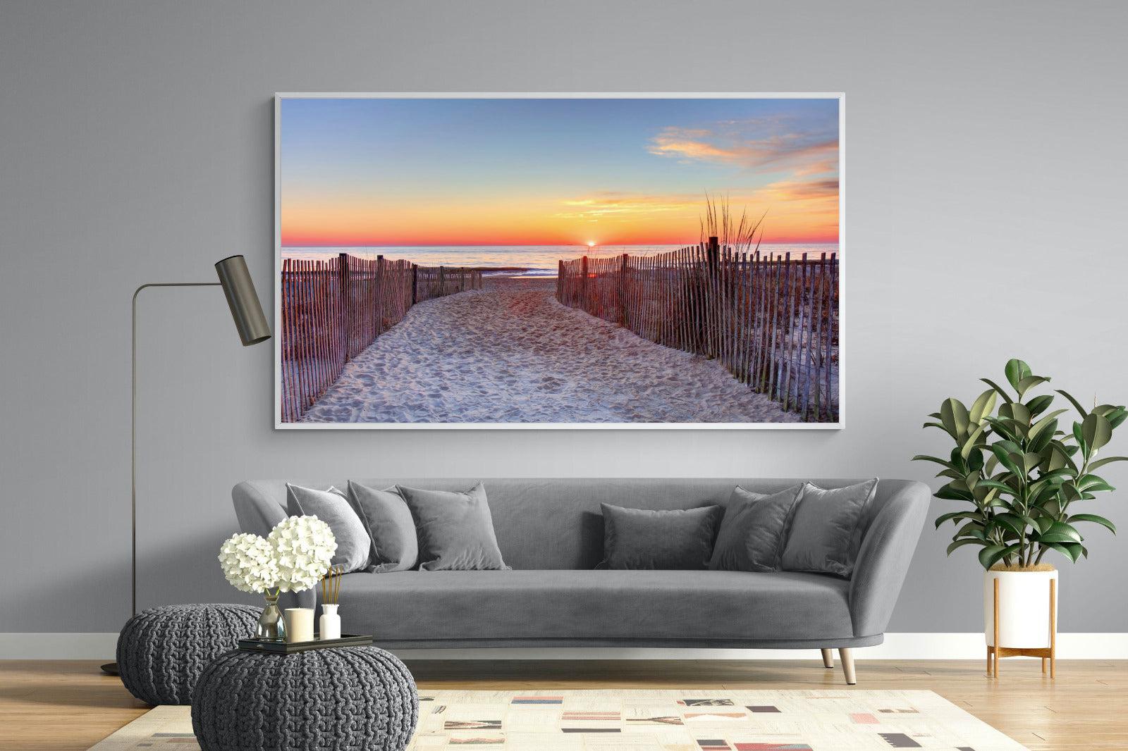 Rehoboth Beach-Wall_Art-220 x 130cm-Mounted Canvas-White-Pixalot