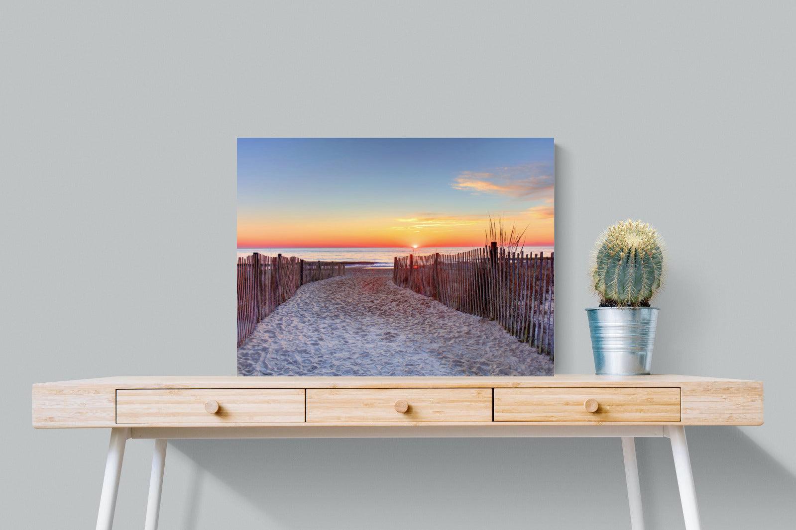 Rehoboth Beach-Wall_Art-80 x 60cm-Mounted Canvas-No Frame-Pixalot