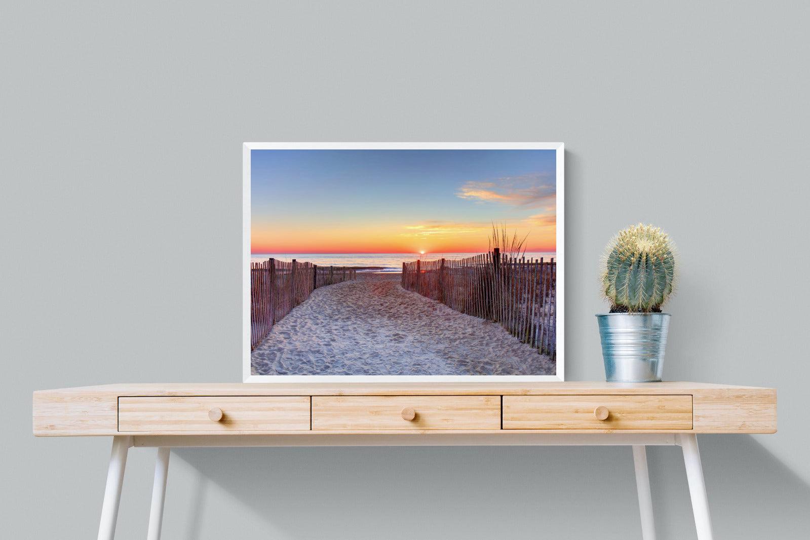 Rehoboth Beach-Wall_Art-80 x 60cm-Mounted Canvas-White-Pixalot