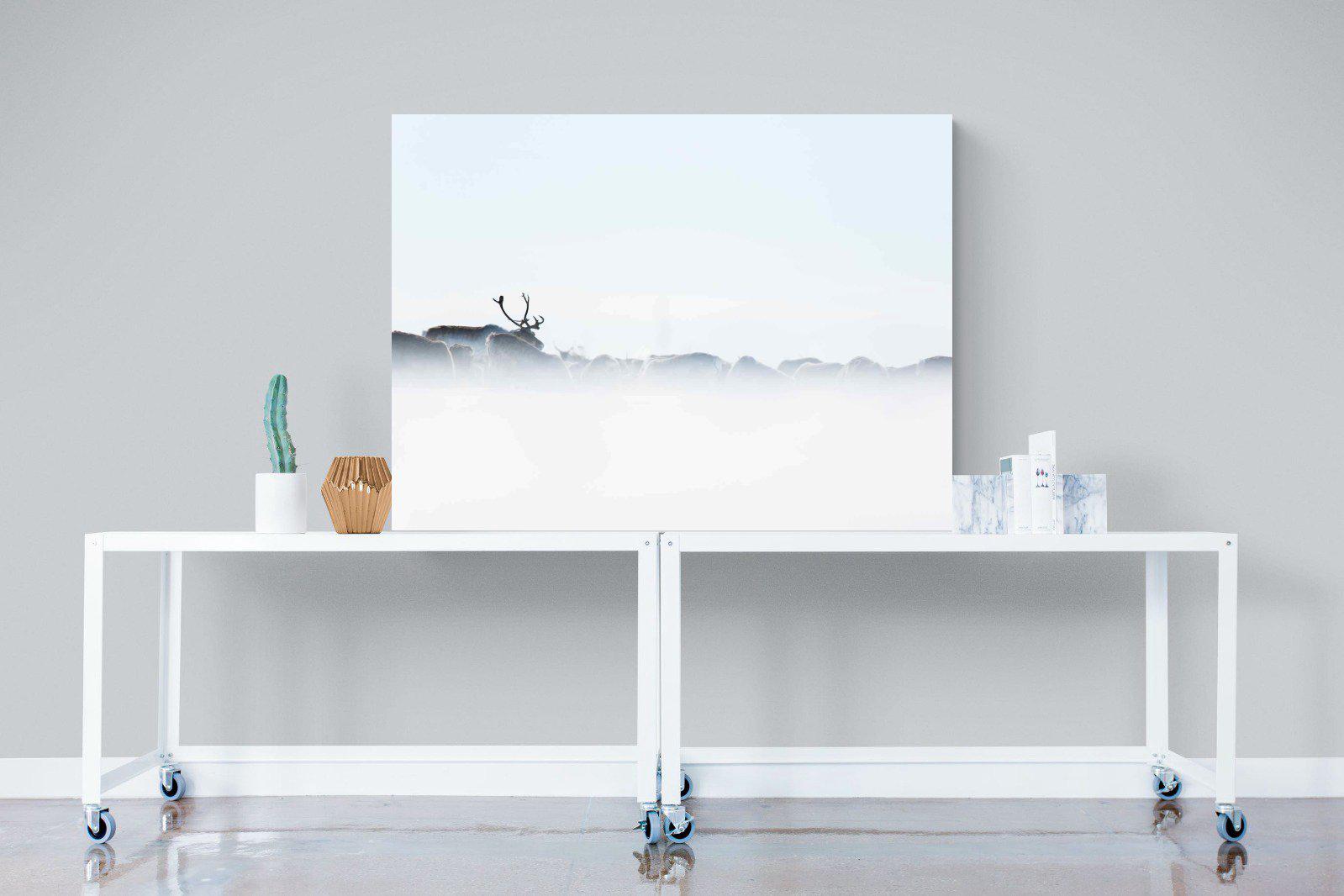 Reindeer-Wall_Art-120 x 90cm-Mounted Canvas-No Frame-Pixalot