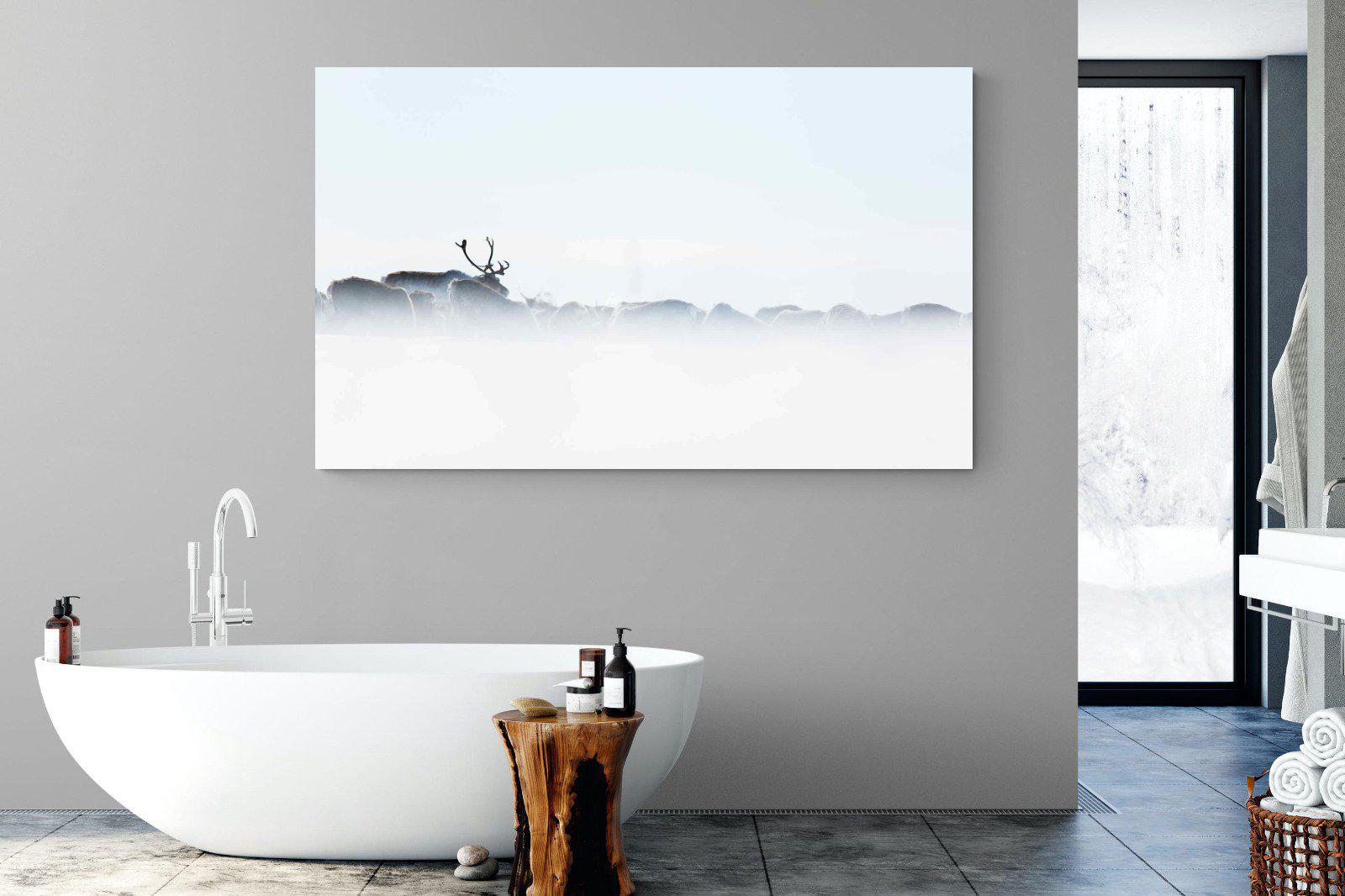 Reindeer-Wall_Art-180 x 110cm-Mounted Canvas-No Frame-Pixalot