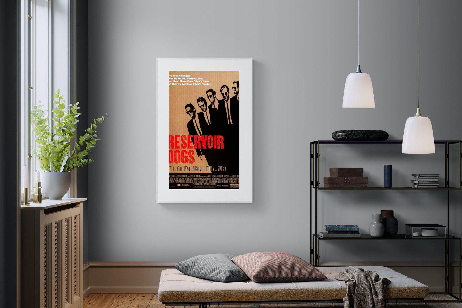 Reservoir Dogs-Wall_Art-100 x 150cm-Framed Print-White-Pixalot