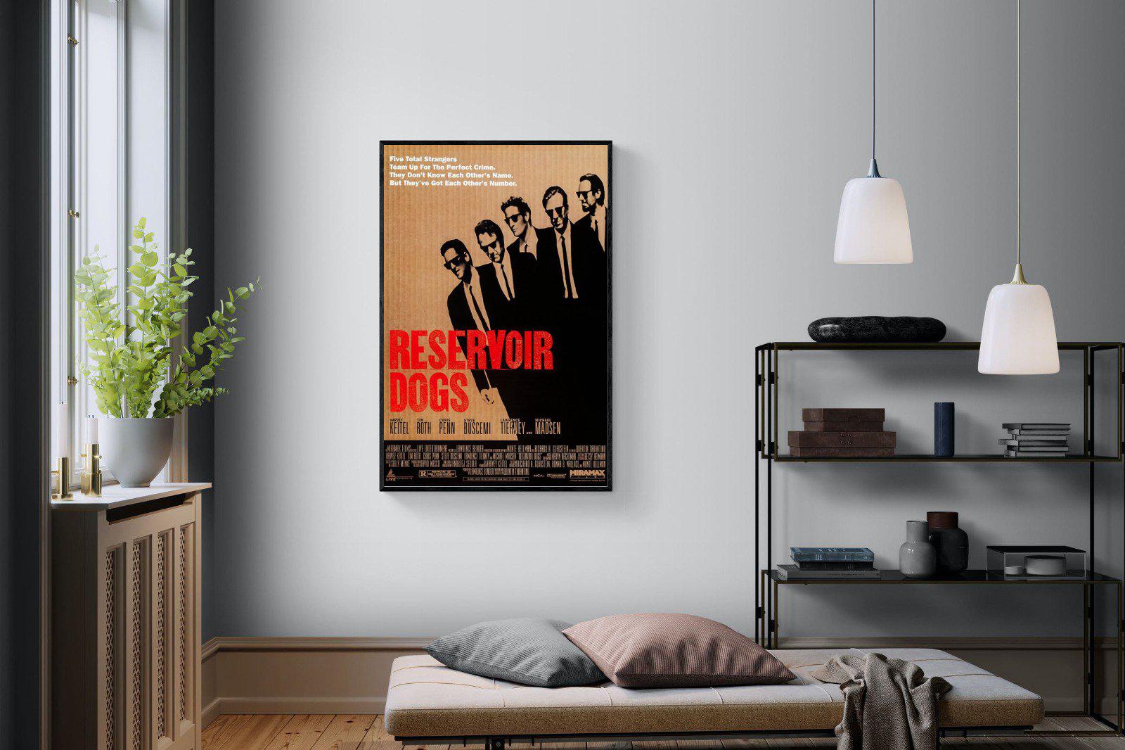 Reservoir Dogs-Wall_Art-100 x 150cm-Mounted Canvas-Black-Pixalot