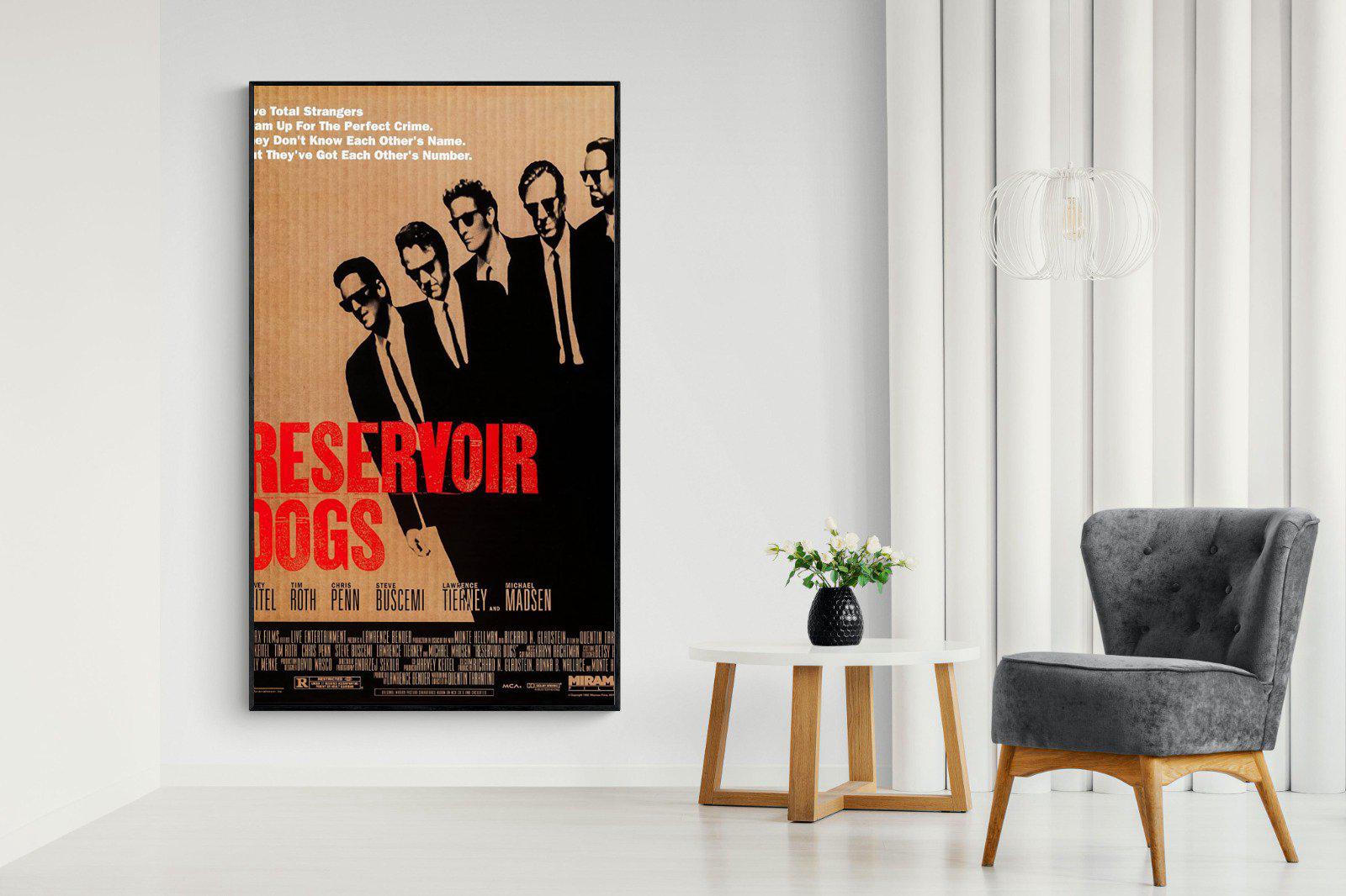 Reservoir Dogs-Wall_Art-130 x 220cm-Mounted Canvas-Black-Pixalot