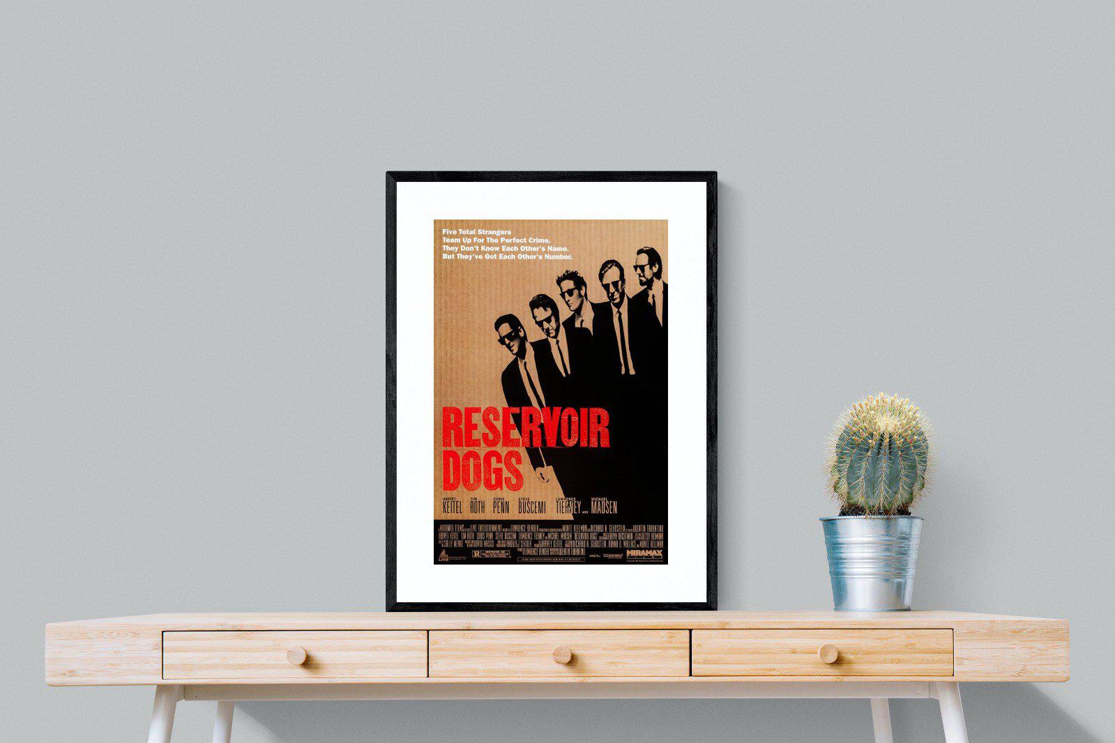 Reservoir Dogs-Wall_Art-60 x 80cm-Framed Print-Black-Pixalot