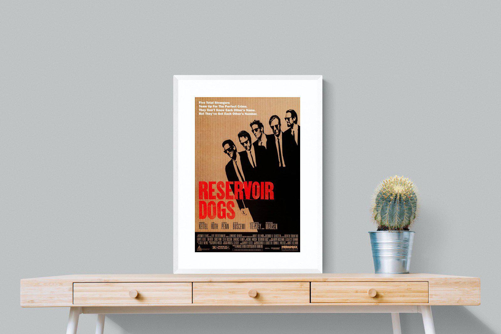 Reservoir Dogs-Wall_Art-60 x 80cm-Framed Print-White-Pixalot