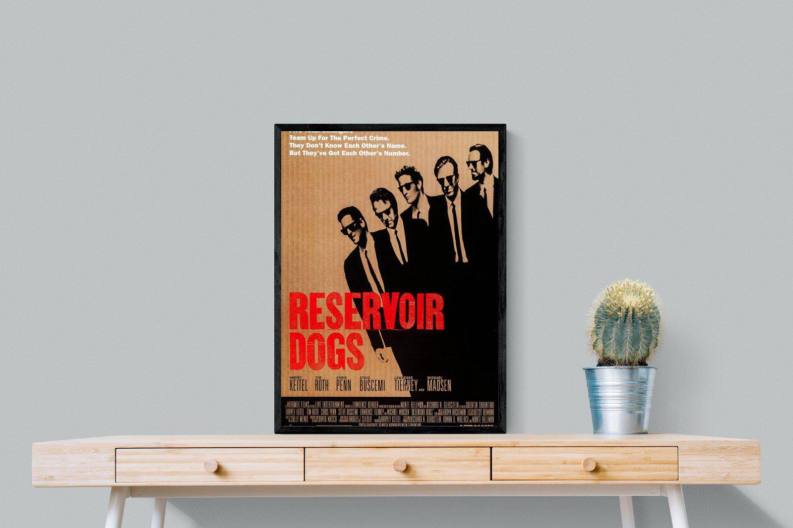 Reservoir Dogs-Wall_Art-60 x 80cm-Mounted Canvas-Black-Pixalot