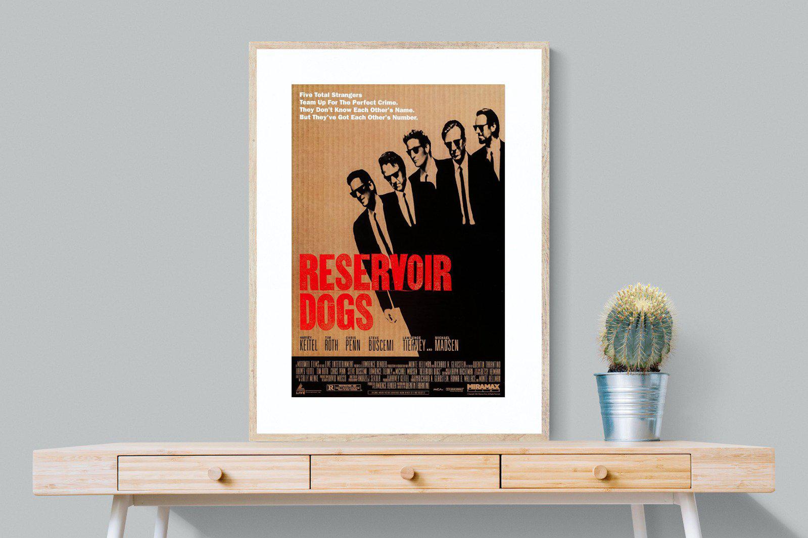 Reservoir Dogs-Wall_Art-75 x 100cm-Framed Print-Wood-Pixalot