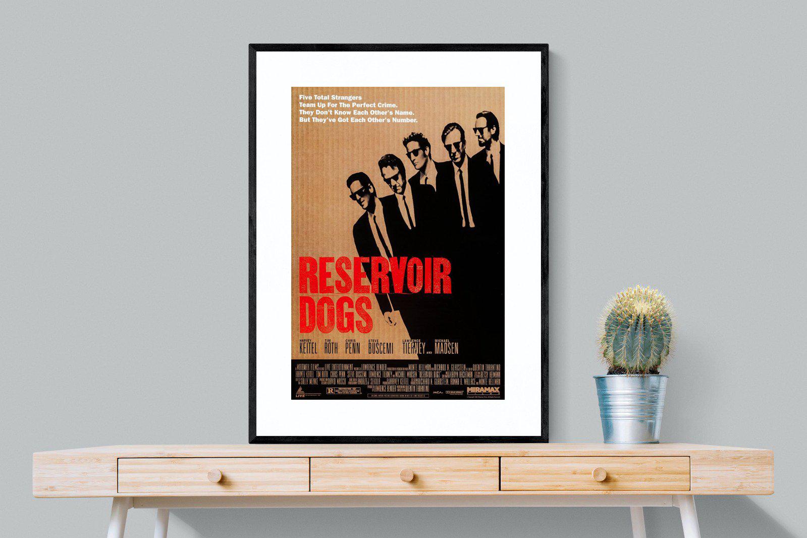 Reservoir Dogs-Wall_Art-75 x 100cm-Framed Print-Black-Pixalot