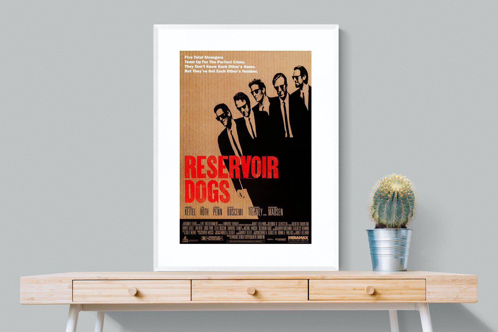 Reservoir Dogs-Wall_Art-75 x 100cm-Framed Print-White-Pixalot