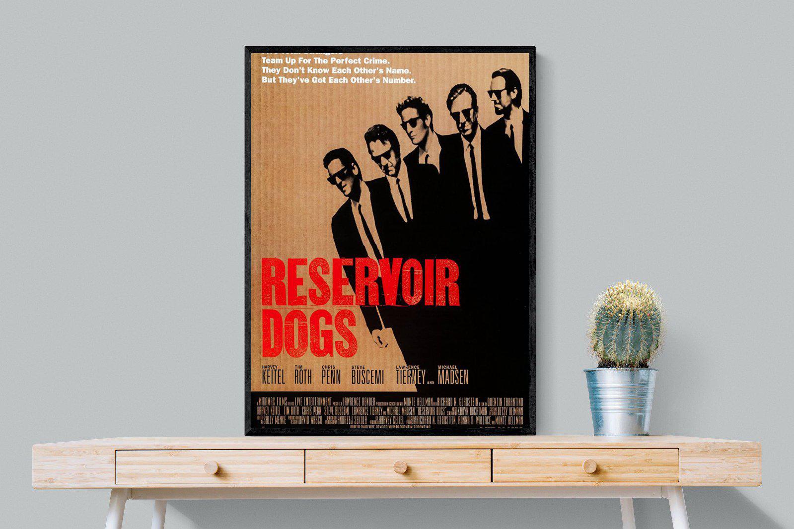 Reservoir Dogs-Wall_Art-75 x 100cm-Mounted Canvas-Black-Pixalot