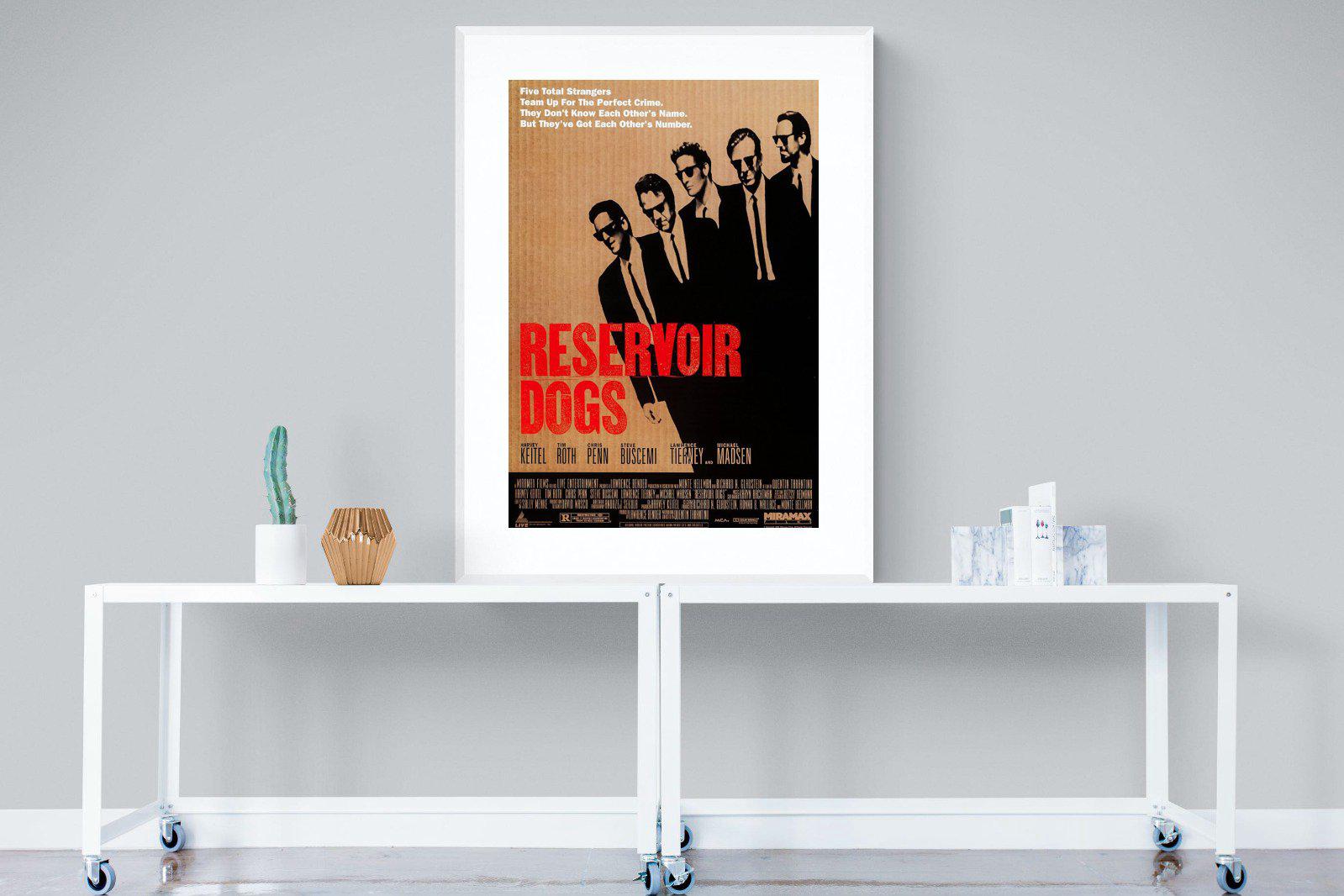 Reservoir Dogs-Wall_Art-90 x 120cm-Framed Print-White-Pixalot