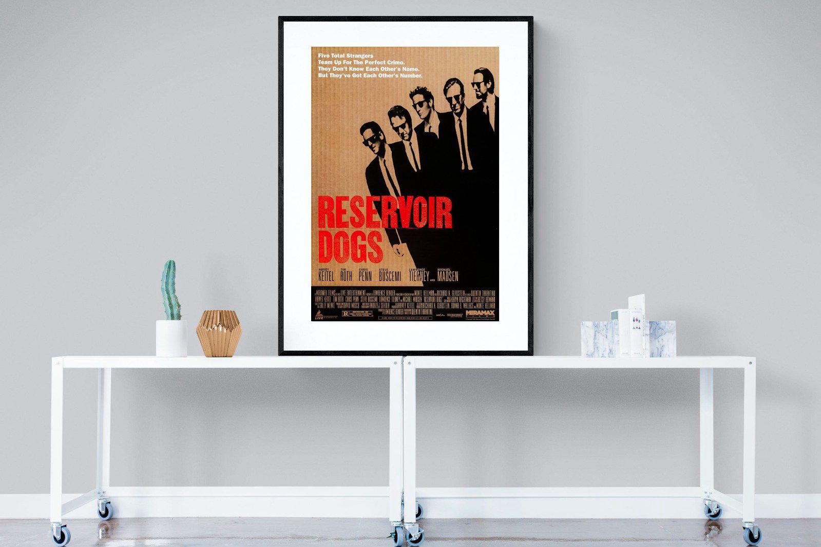 Reservoir Dogs-Wall_Art-90 x 120cm-Framed Print-Black-Pixalot