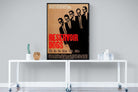 Reservoir Dogs-Wall_Art-90 x 120cm-Mounted Canvas-Black-Pixalot