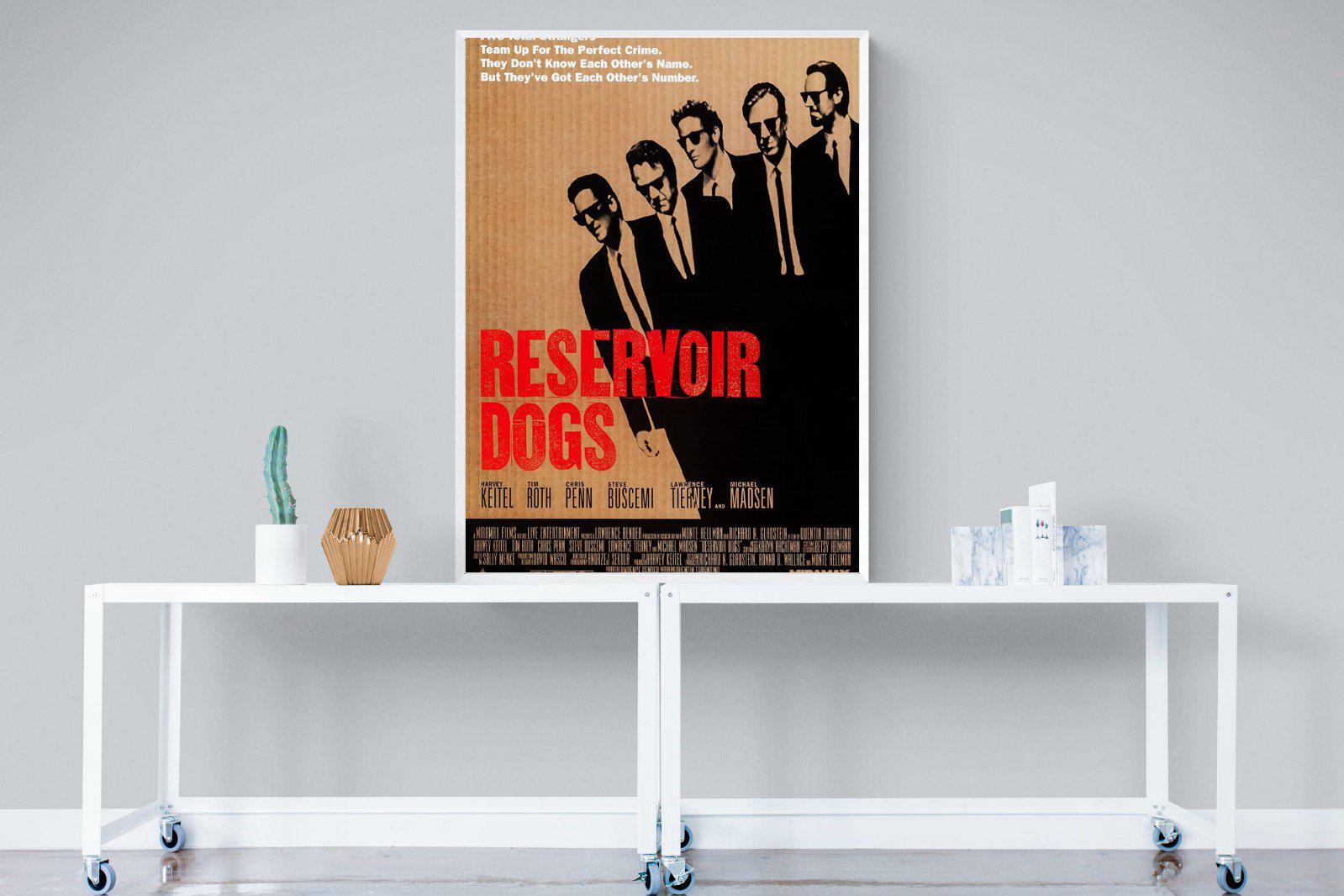 Reservoir Dogs-Wall_Art-90 x 120cm-Mounted Canvas-White-Pixalot