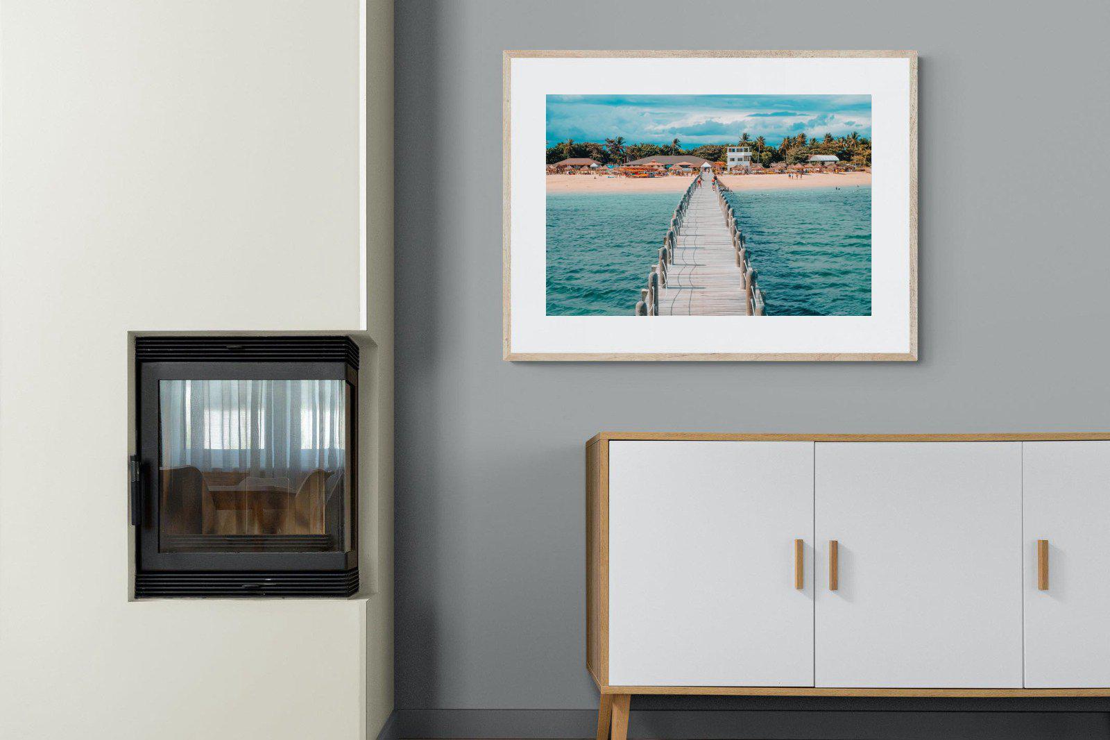 Resort-Wall_Art-100 x 75cm-Framed Print-Wood-Pixalot