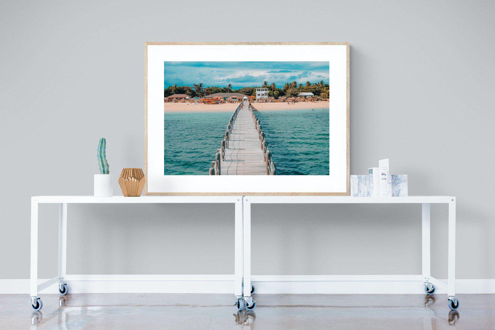 Resort-Wall_Art-120 x 90cm-Framed Print-Wood-Pixalot
