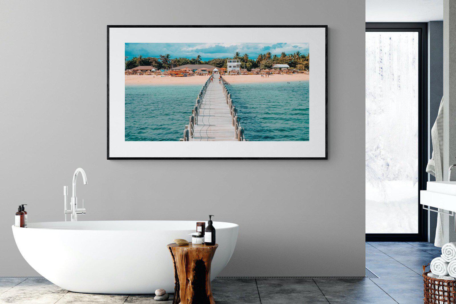 Resort-Wall_Art-180 x 110cm-Framed Print-Black-Pixalot
