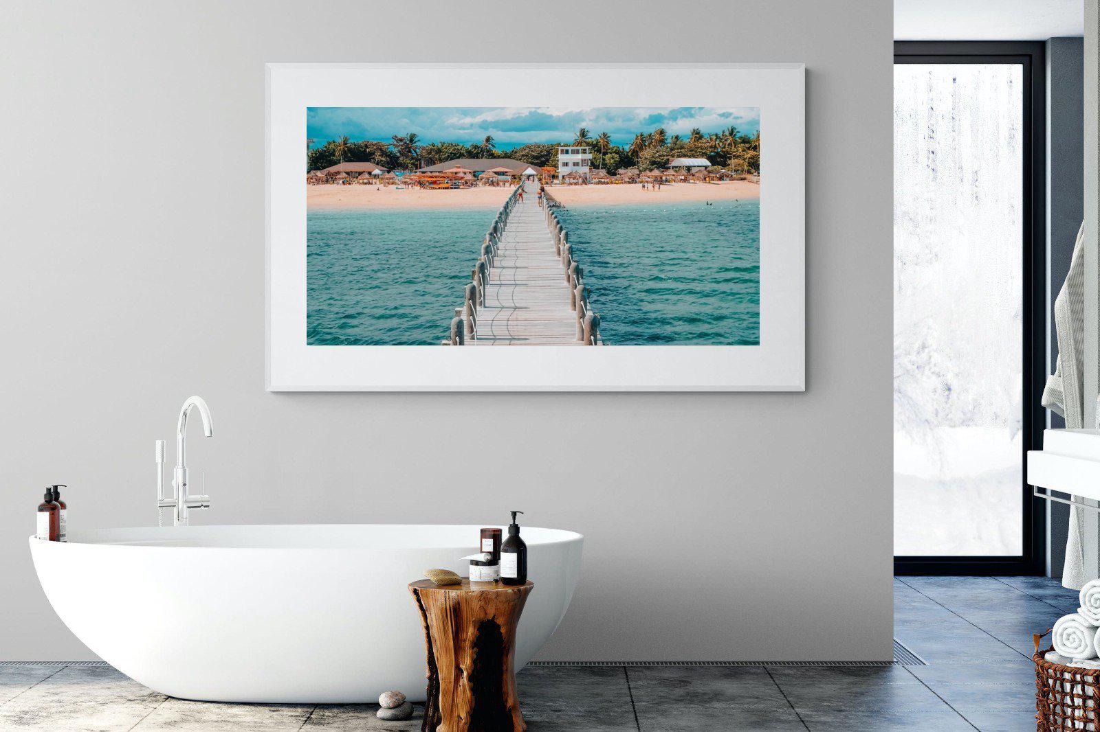 Resort-Wall_Art-180 x 110cm-Framed Print-White-Pixalot