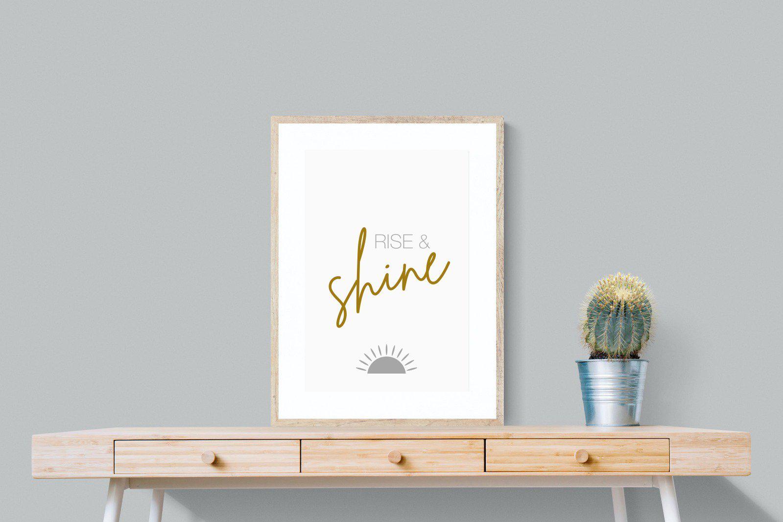 Rise & Shine-Wall_Art-60 x 80cm-Framed Print-Wood-Pixalot