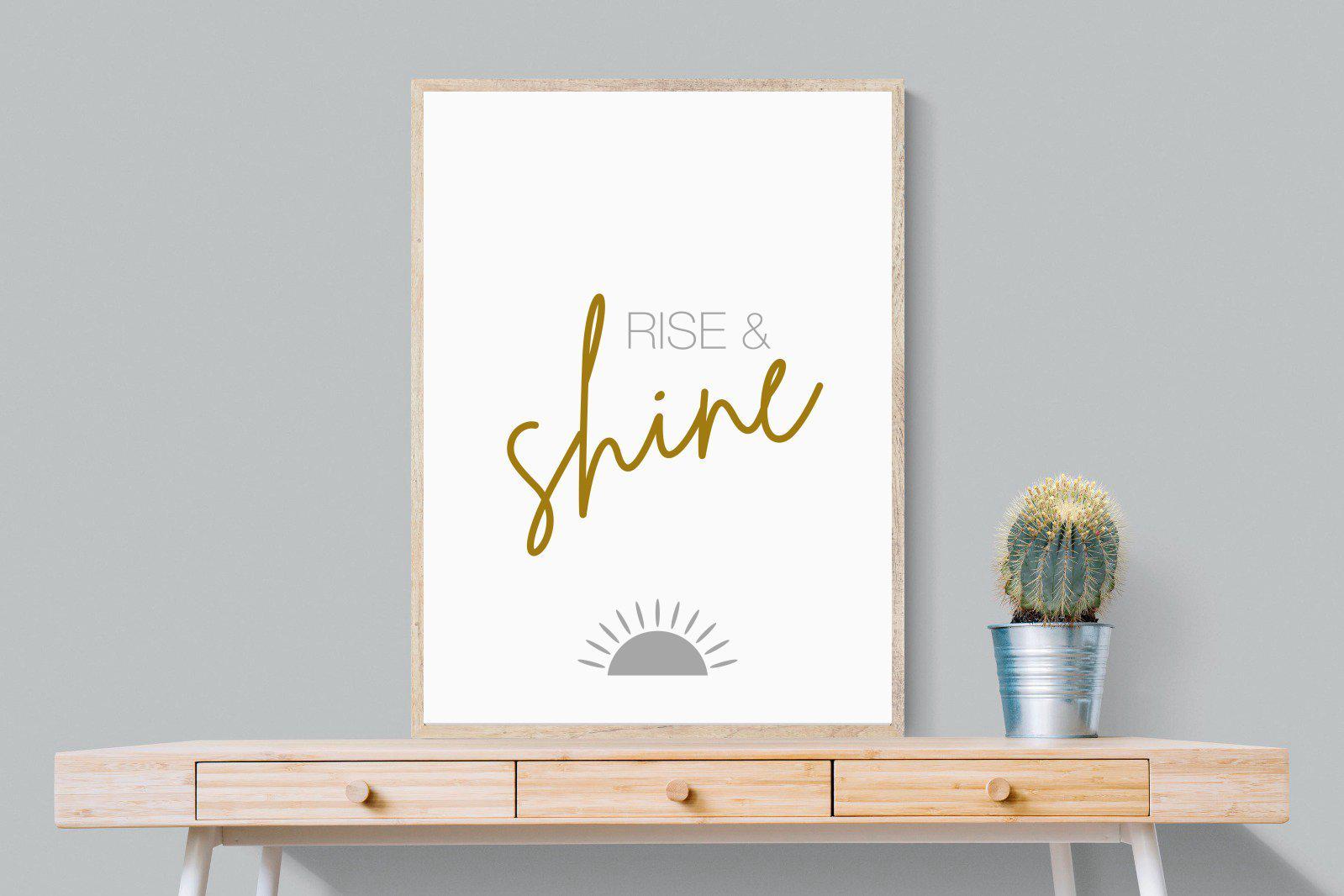 Rise & Shine-Wall_Art-75 x 100cm-Mounted Canvas-Wood-Pixalot