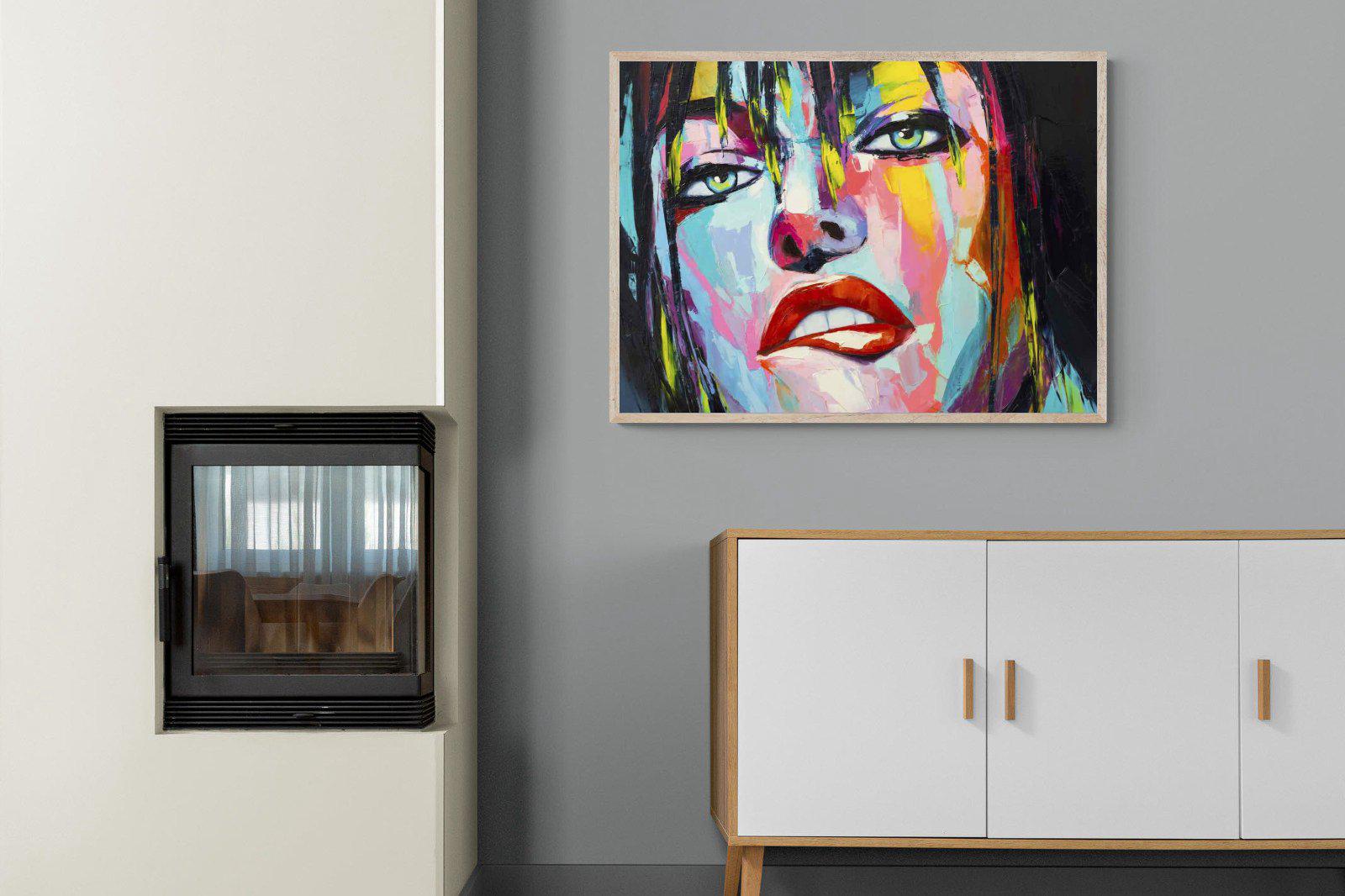 Risky-Wall_Art-100 x 75cm-Mounted Canvas-Wood-Pixalot