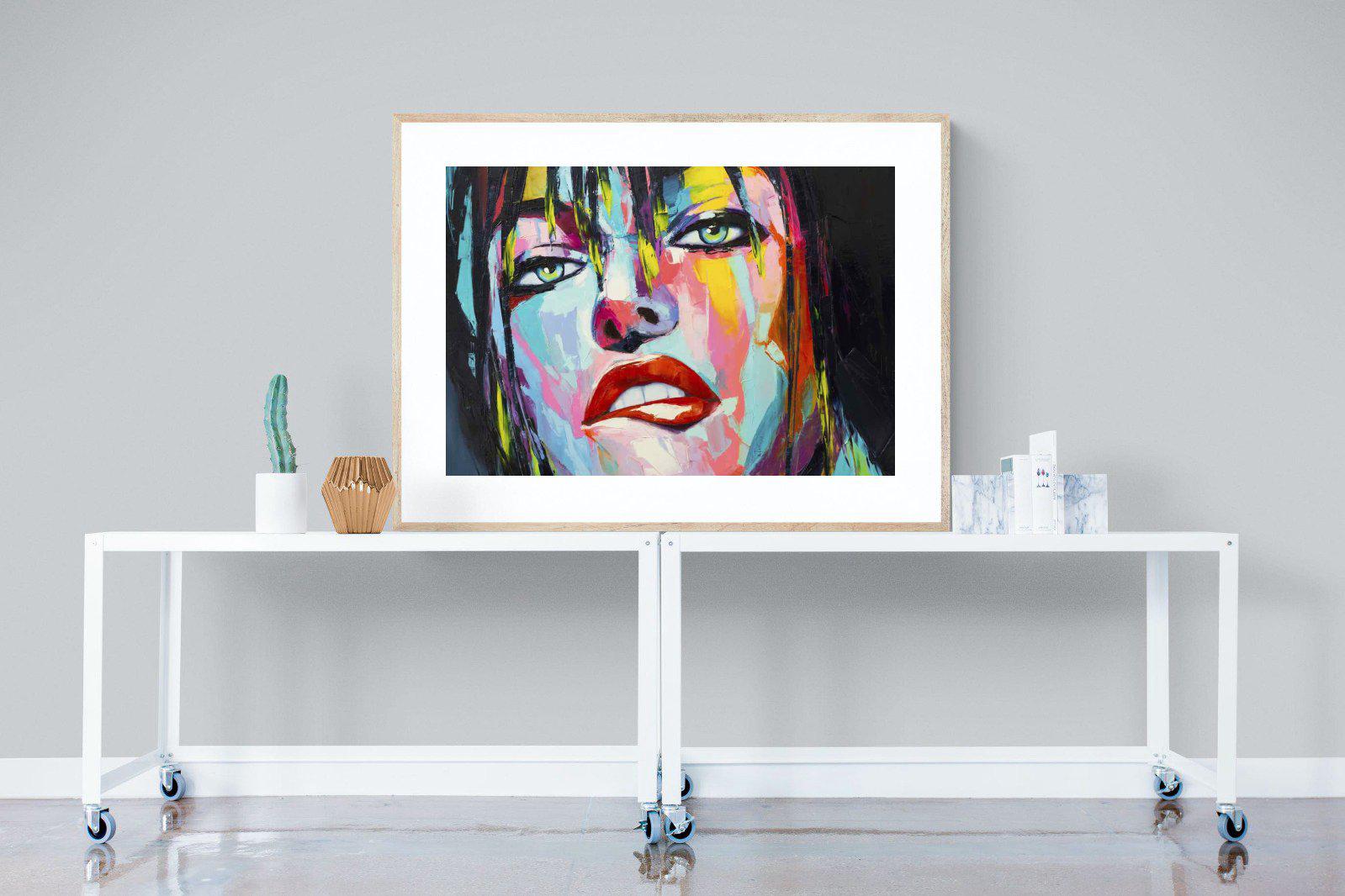 Risky-Wall_Art-120 x 90cm-Framed Print-Wood-Pixalot