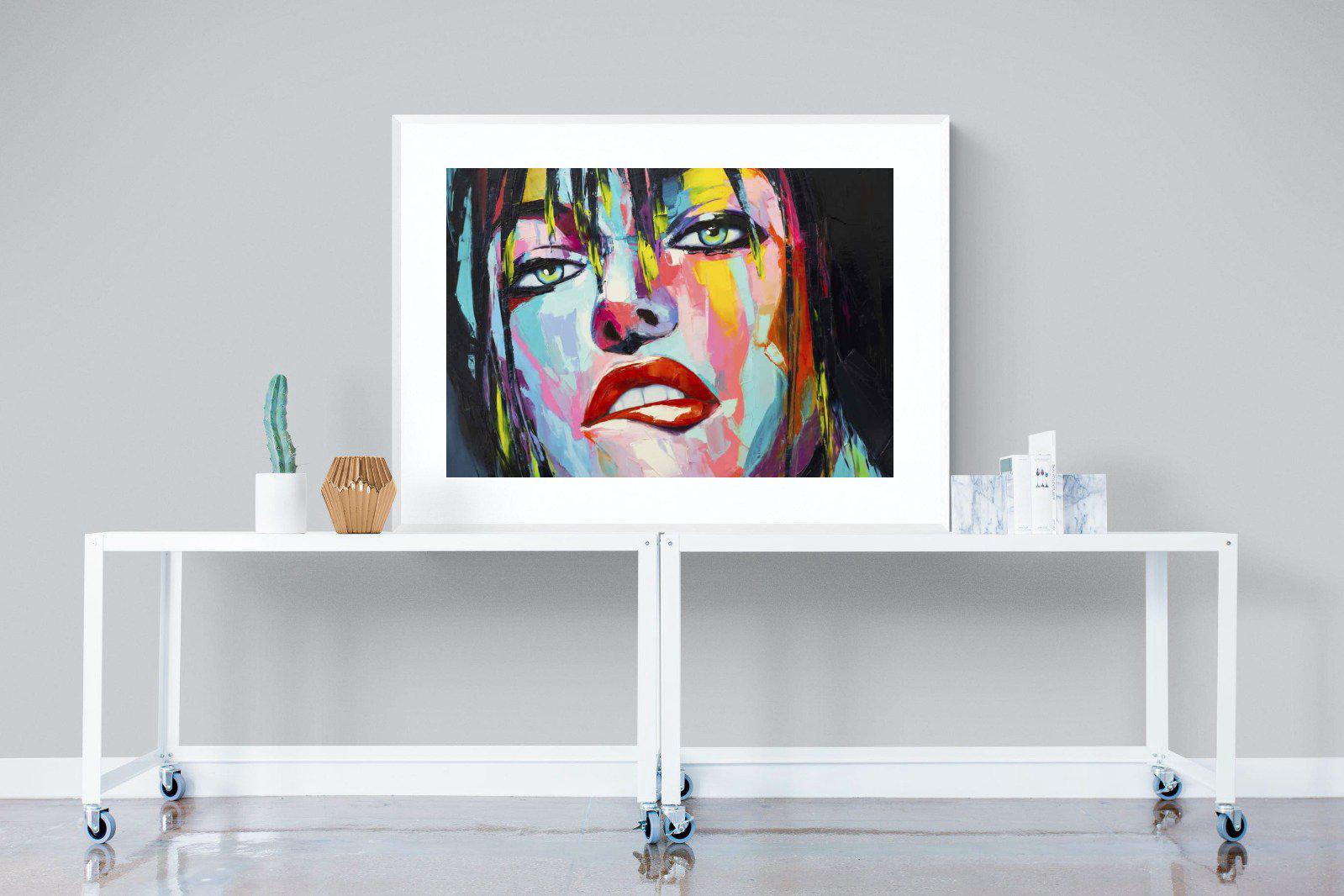 Risky-Wall_Art-120 x 90cm-Framed Print-White-Pixalot