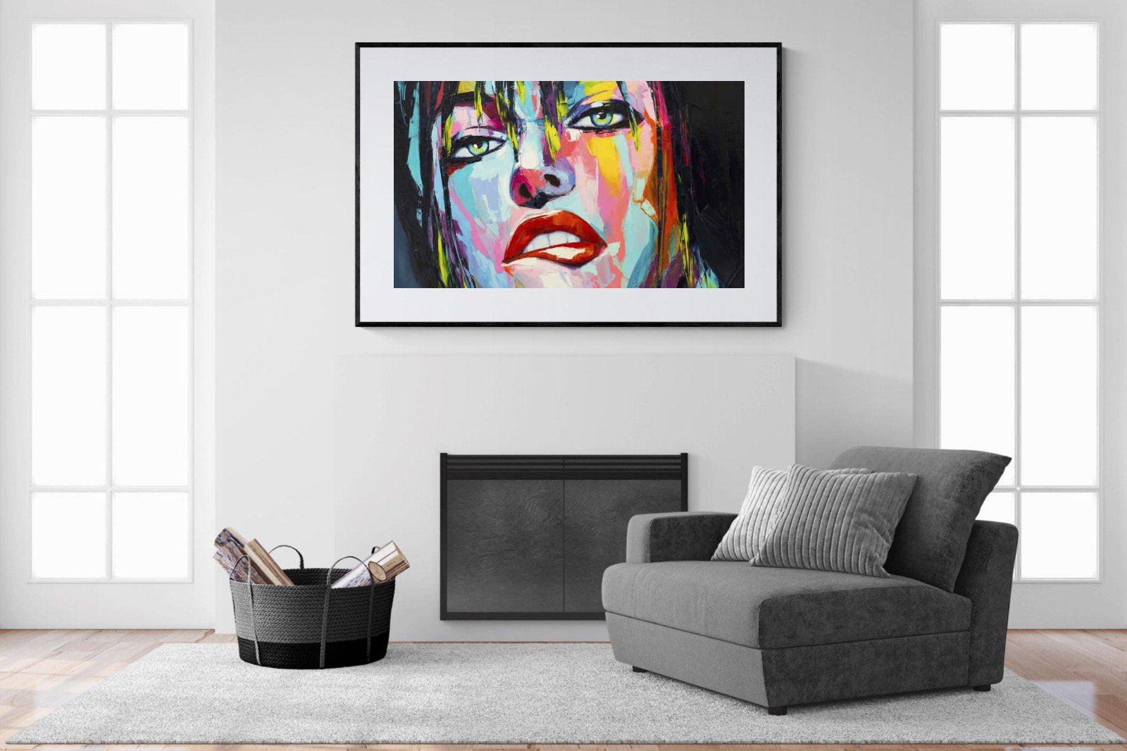 Risky-Wall_Art-150 x 100cm-Framed Print-Black-Pixalot