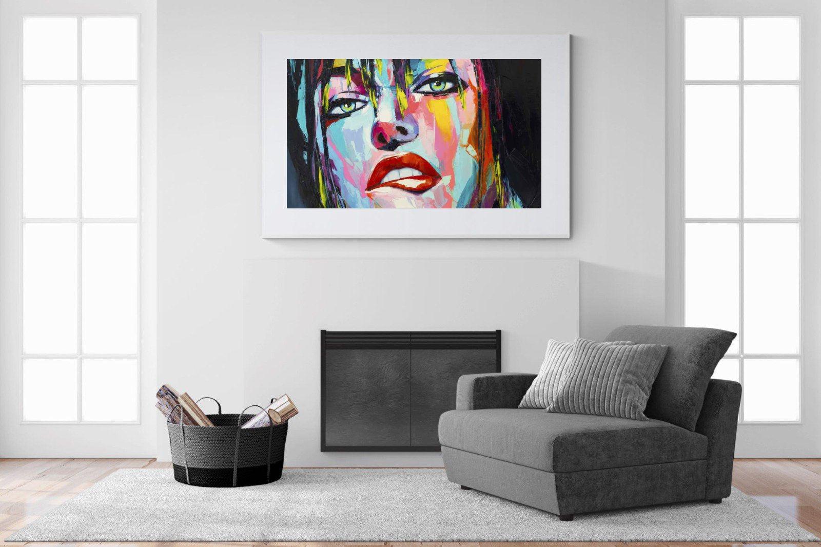Risky-Wall_Art-150 x 100cm-Framed Print-White-Pixalot