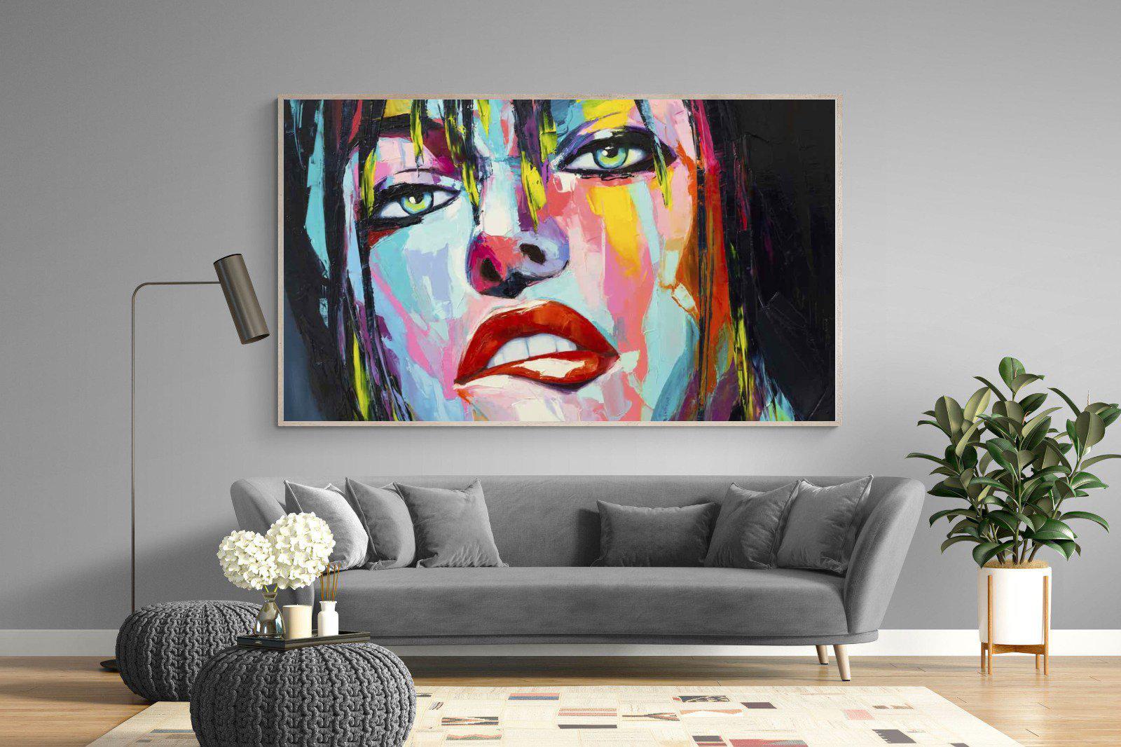 Risky-Wall_Art-220 x 130cm-Mounted Canvas-Wood-Pixalot