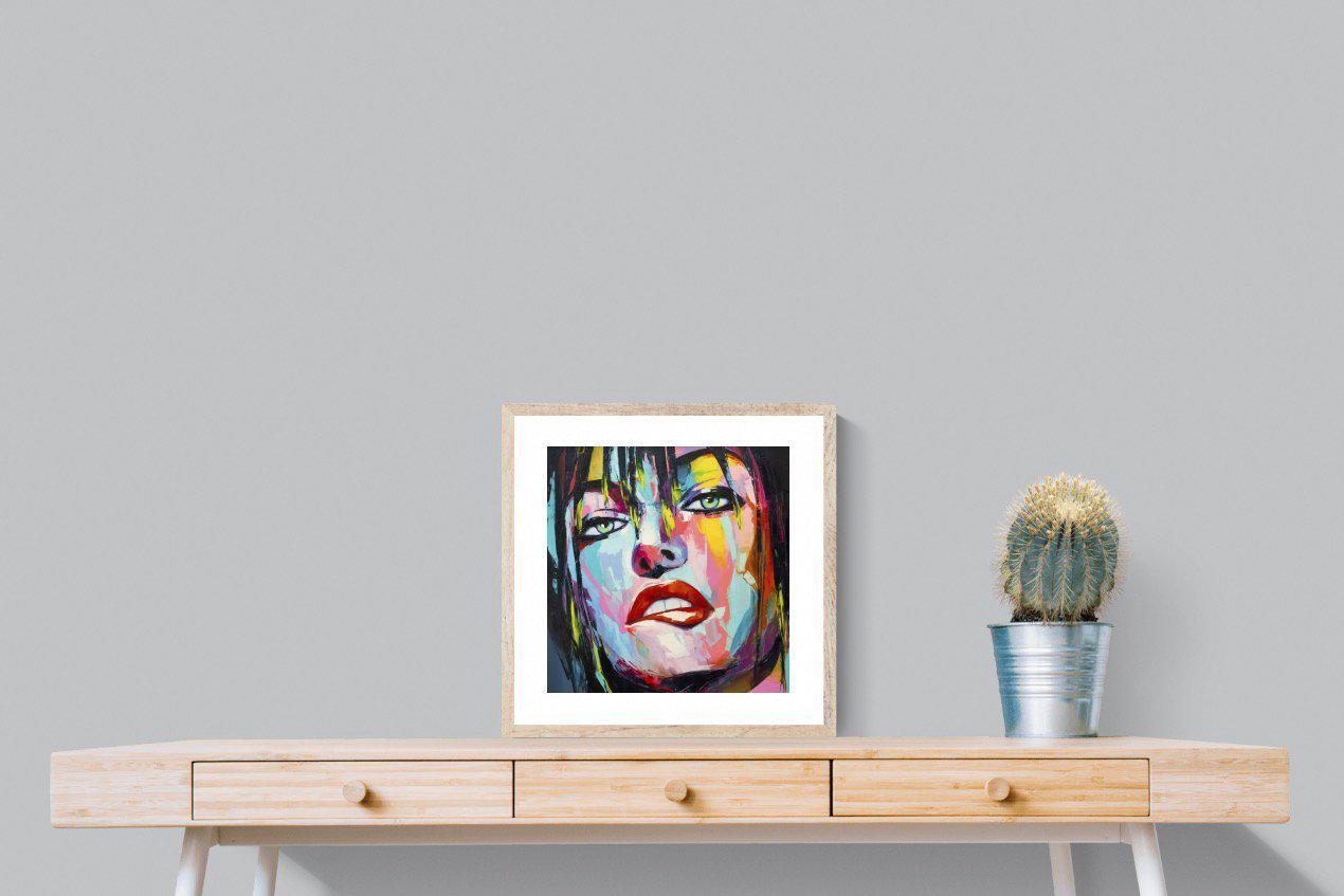 Risky-Wall_Art-50 x 50cm-Framed Print-Wood-Pixalot