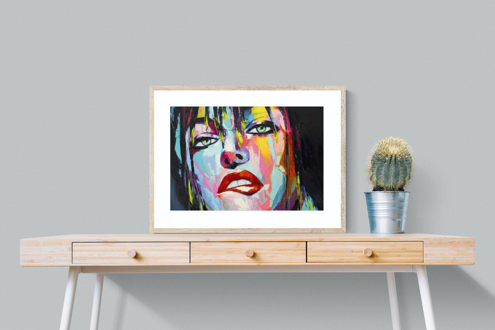 Risky-Wall_Art-80 x 60cm-Framed Print-Wood-Pixalot