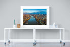 River Thames-Wall_Art-120 x 90cm-Framed Print-White-Pixalot