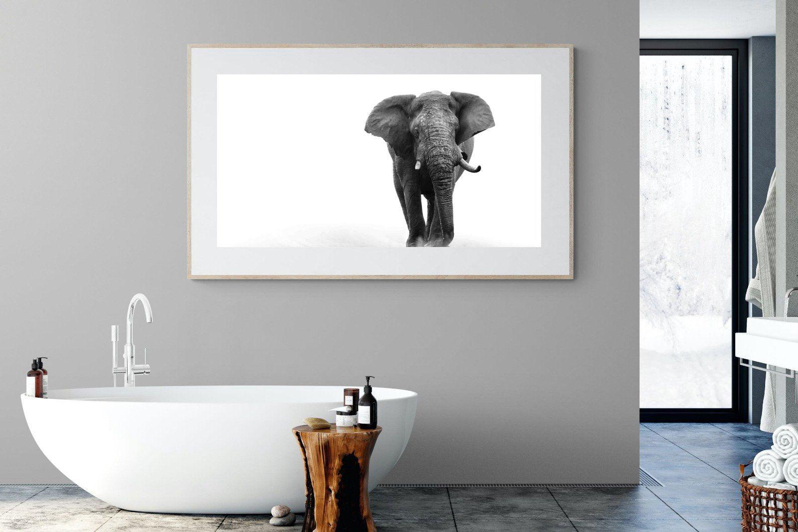 Roaming Bull-Wall_Art-180 x 110cm-Framed Print-Wood-Pixalot