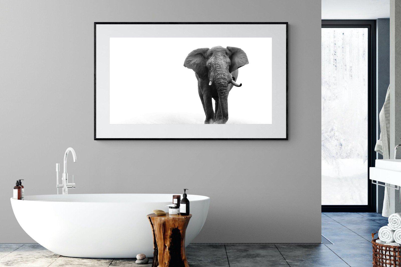 Roaming Bull-Wall_Art-180 x 110cm-Framed Print-Black-Pixalot