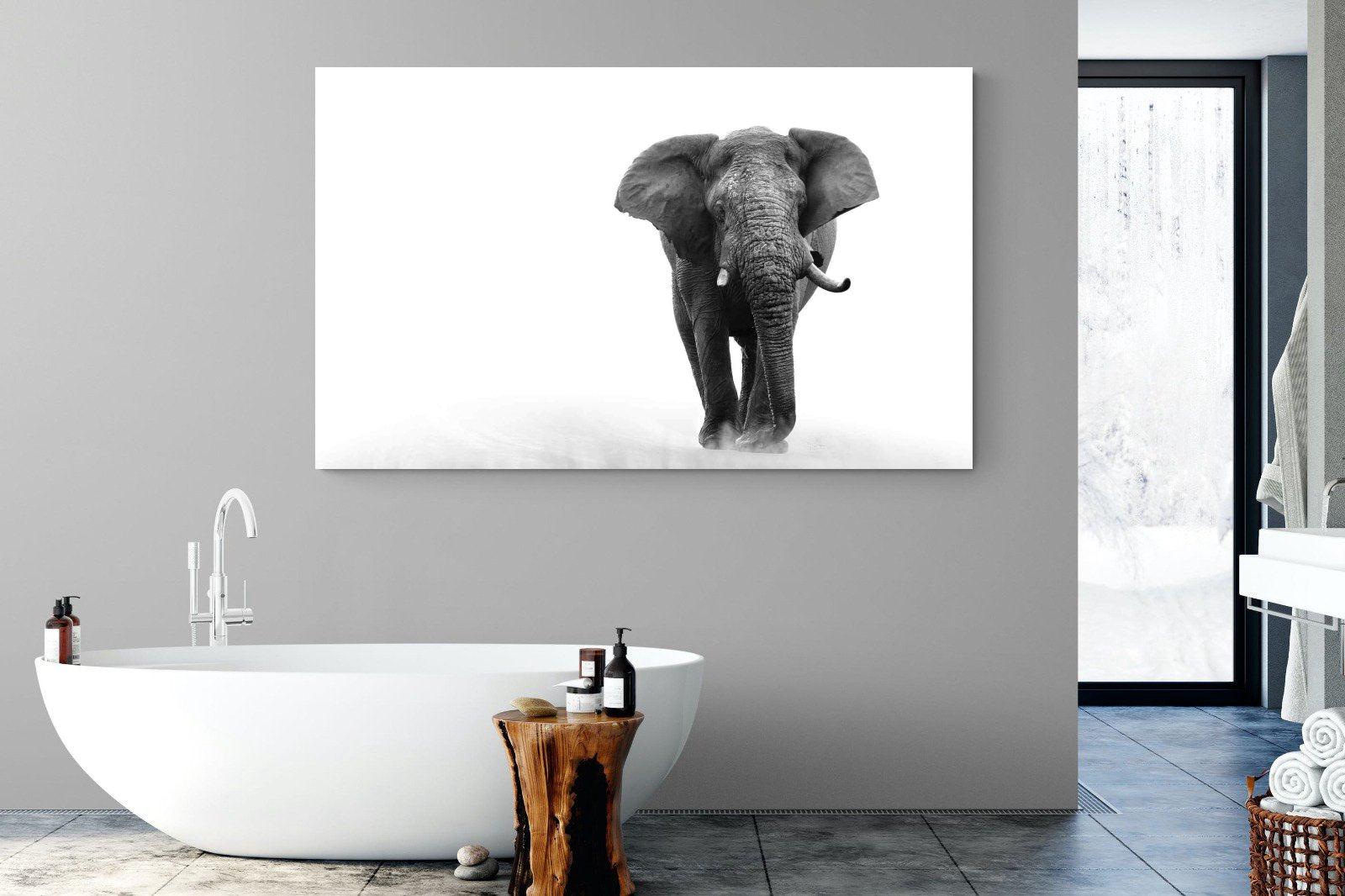 Roaming Bull-Wall_Art-180 x 110cm-Mounted Canvas-No Frame-Pixalot