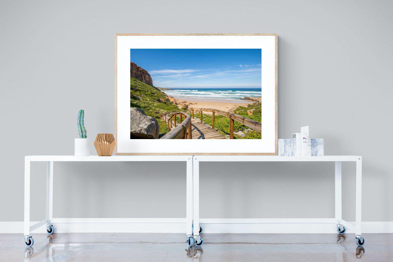 Robberg-Wall_Art-120 x 90cm-Framed Print-Wood-Pixalot